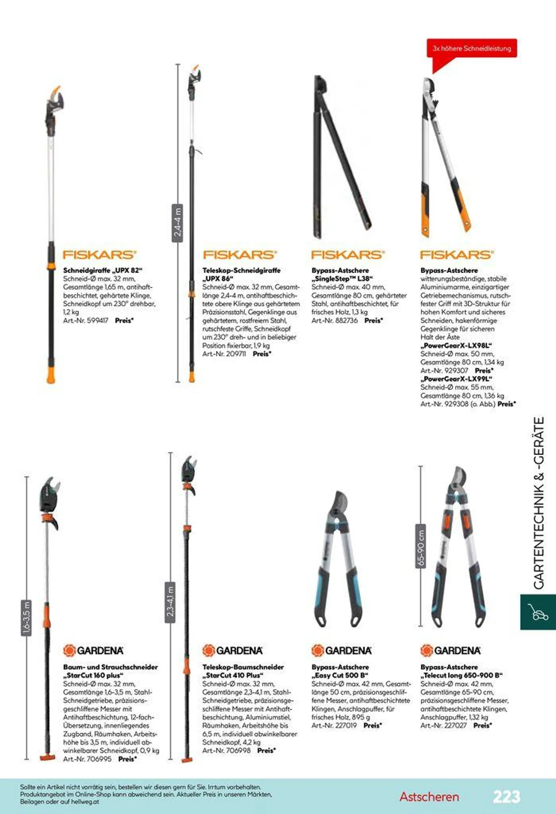 Gartenkatalog 2024 von 28. Mai bis 31. Dezember 2024 - Flugblätt seite  223