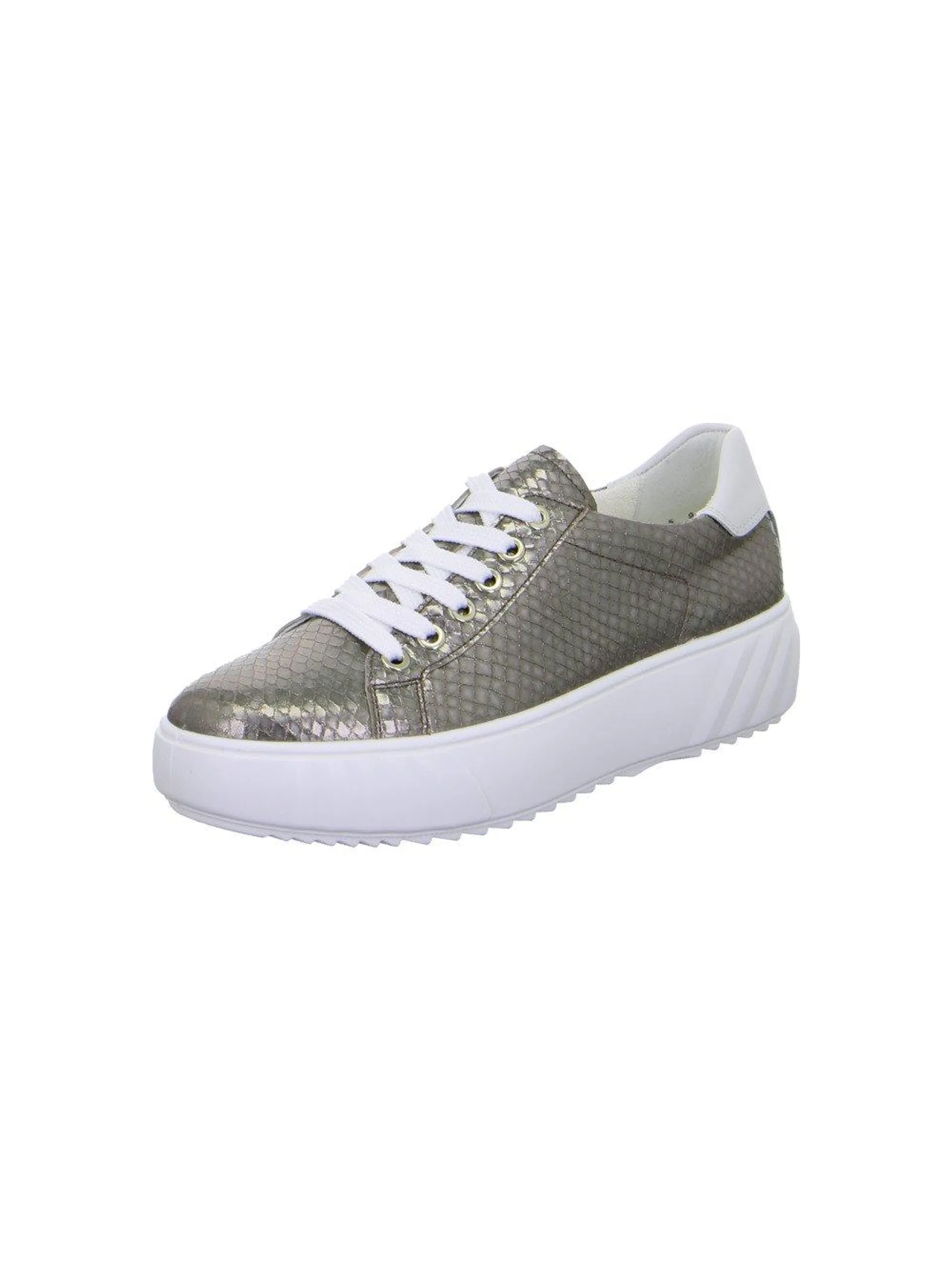 Damen Sneaker Monaco taupe weiß