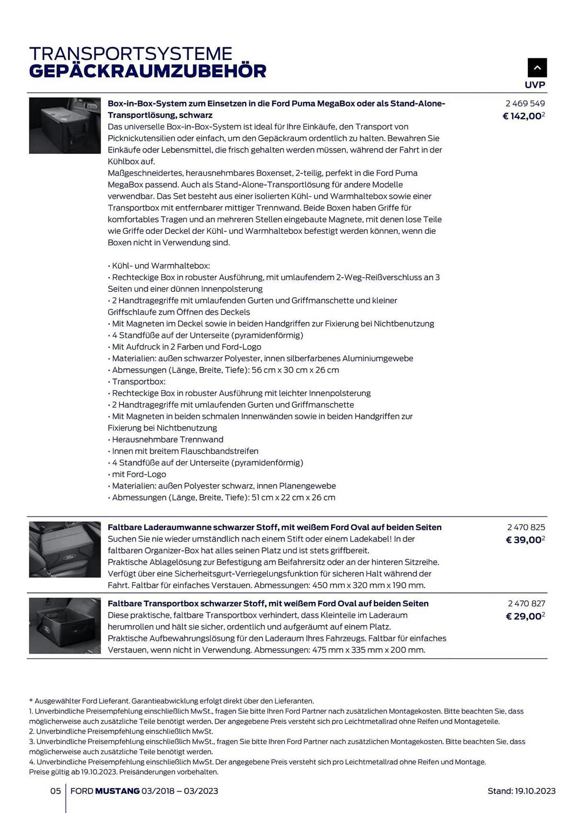 Ford Flugblatt von 2. November bis 2. November 2024 - Flugblätt seite  5