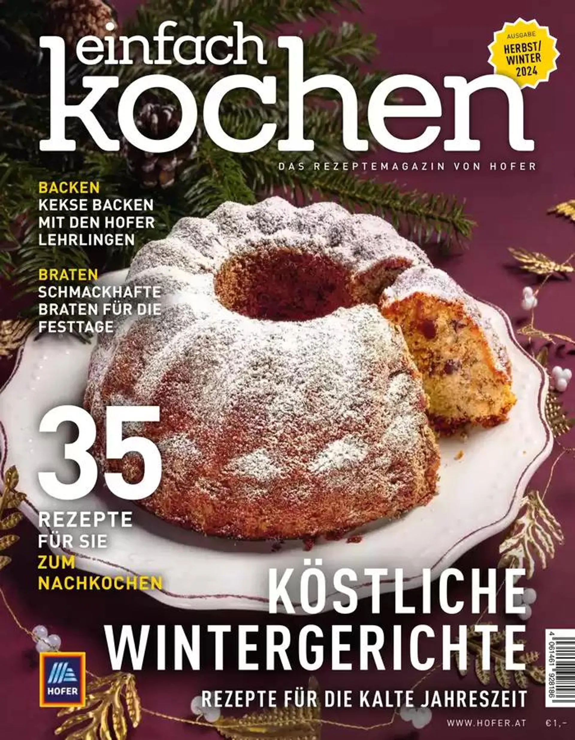 Einfach Kochen Herbst/Winter 2024 von 22. Oktober bis 5. November 2024 - Flugblätt seite  1