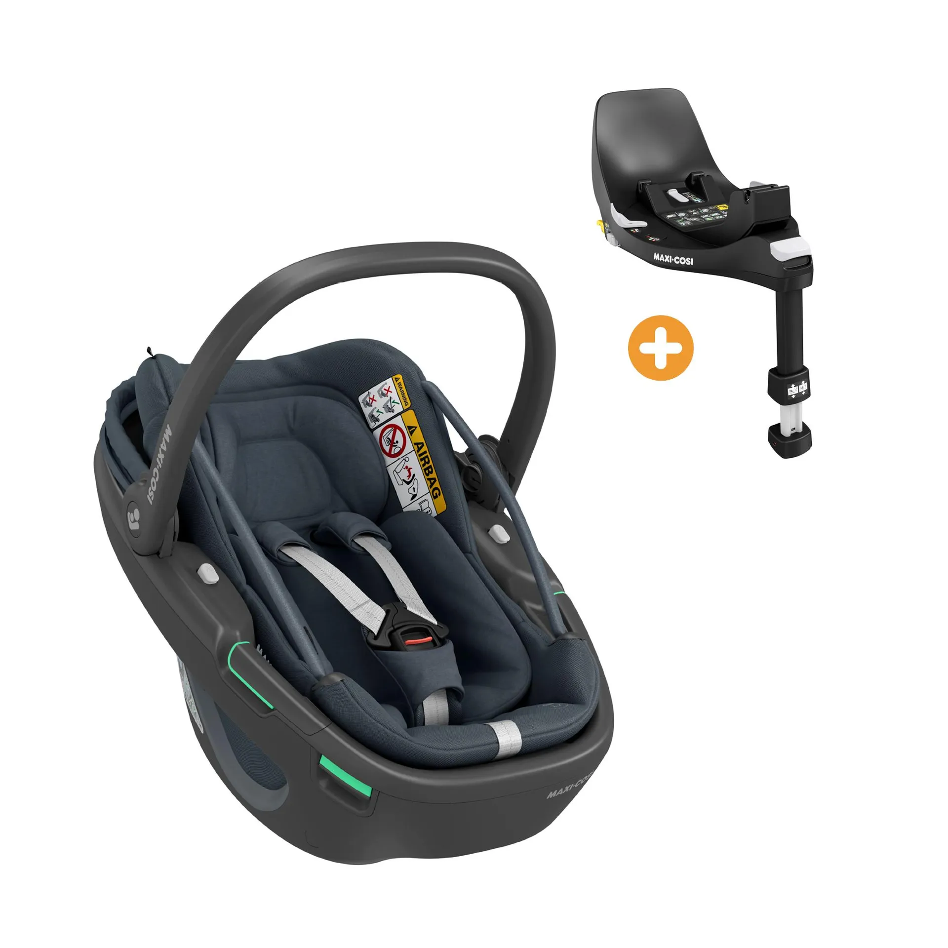 Set Coral 360 i-Size Essential Graphite mit FamilyFix 360 i-Size