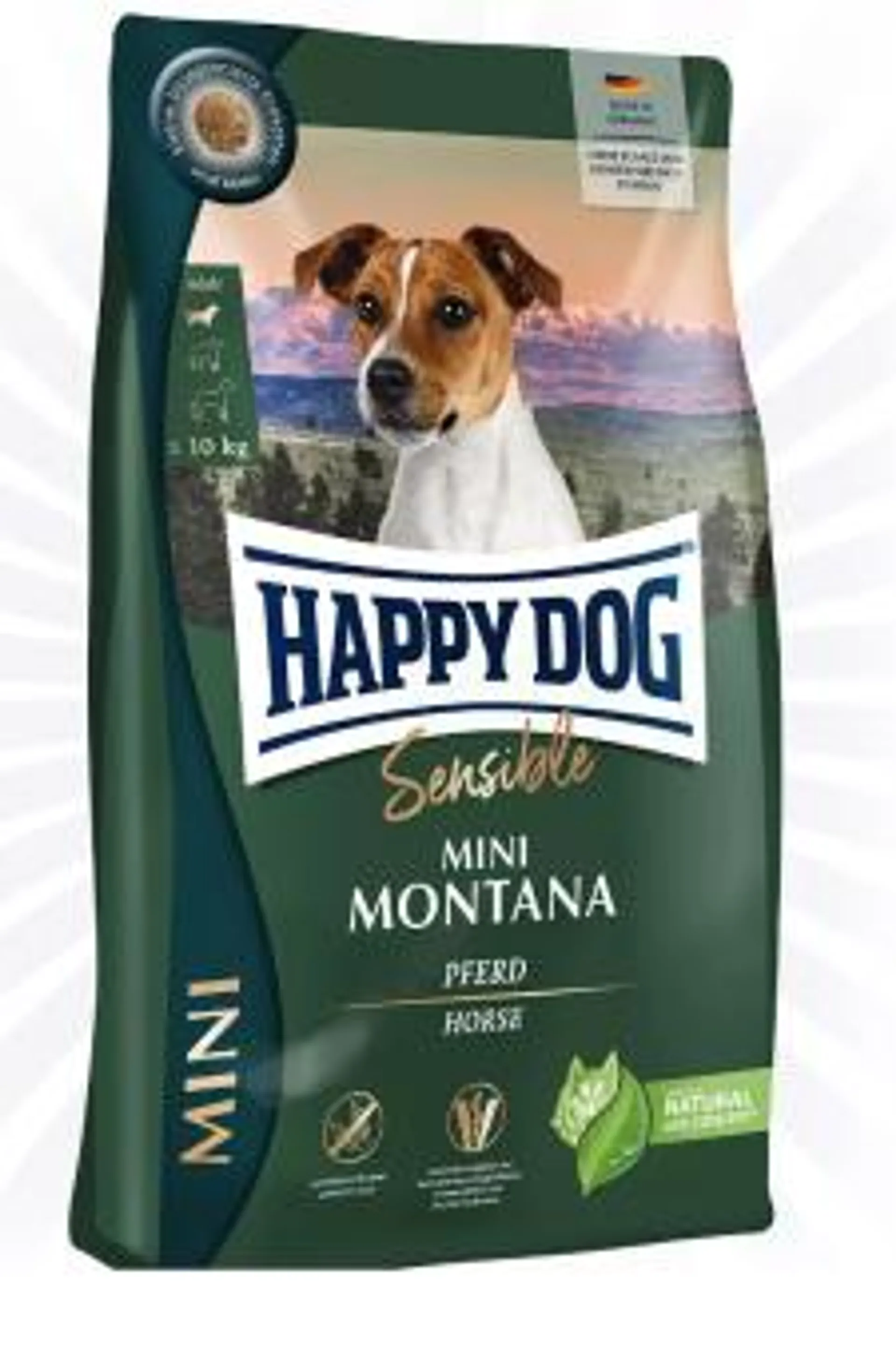 HAPPY DOG Sensible Mini Montana 4kg mit Pferd