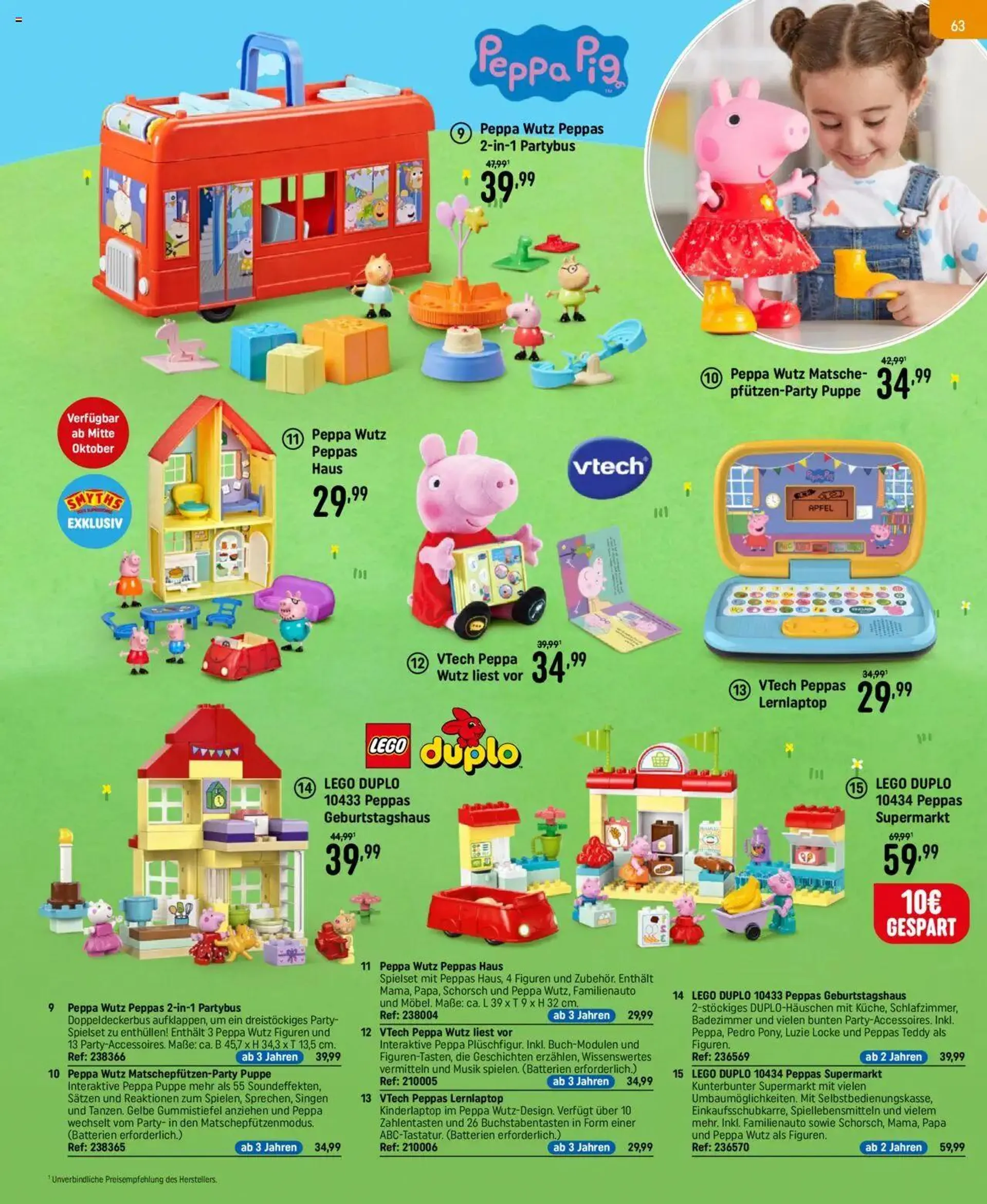 Smyths Toys Angebote von 25. September bis 13. Dezember 2024 - Flugblätt seite  63