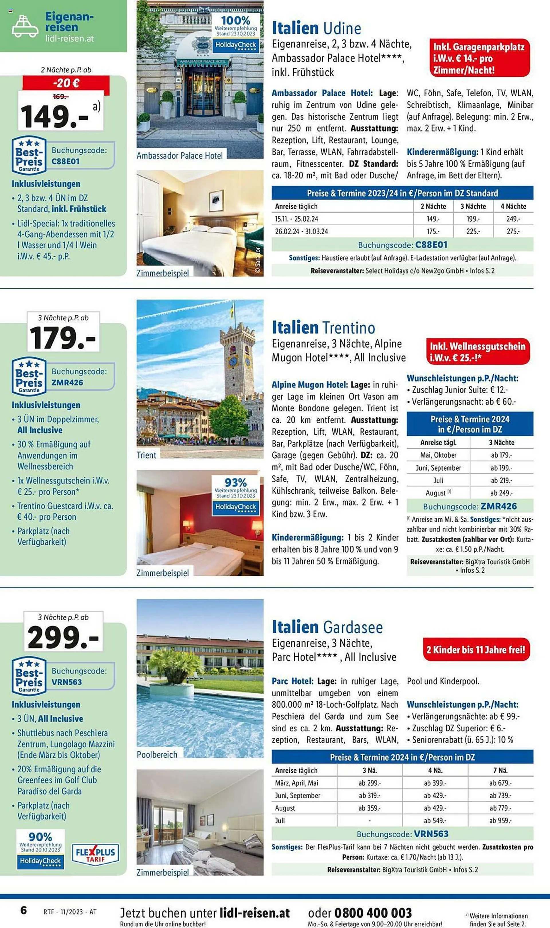 Lidl Flugblatt von 15. November bis 15. Dezember 2023 - Flugblätt seite  6