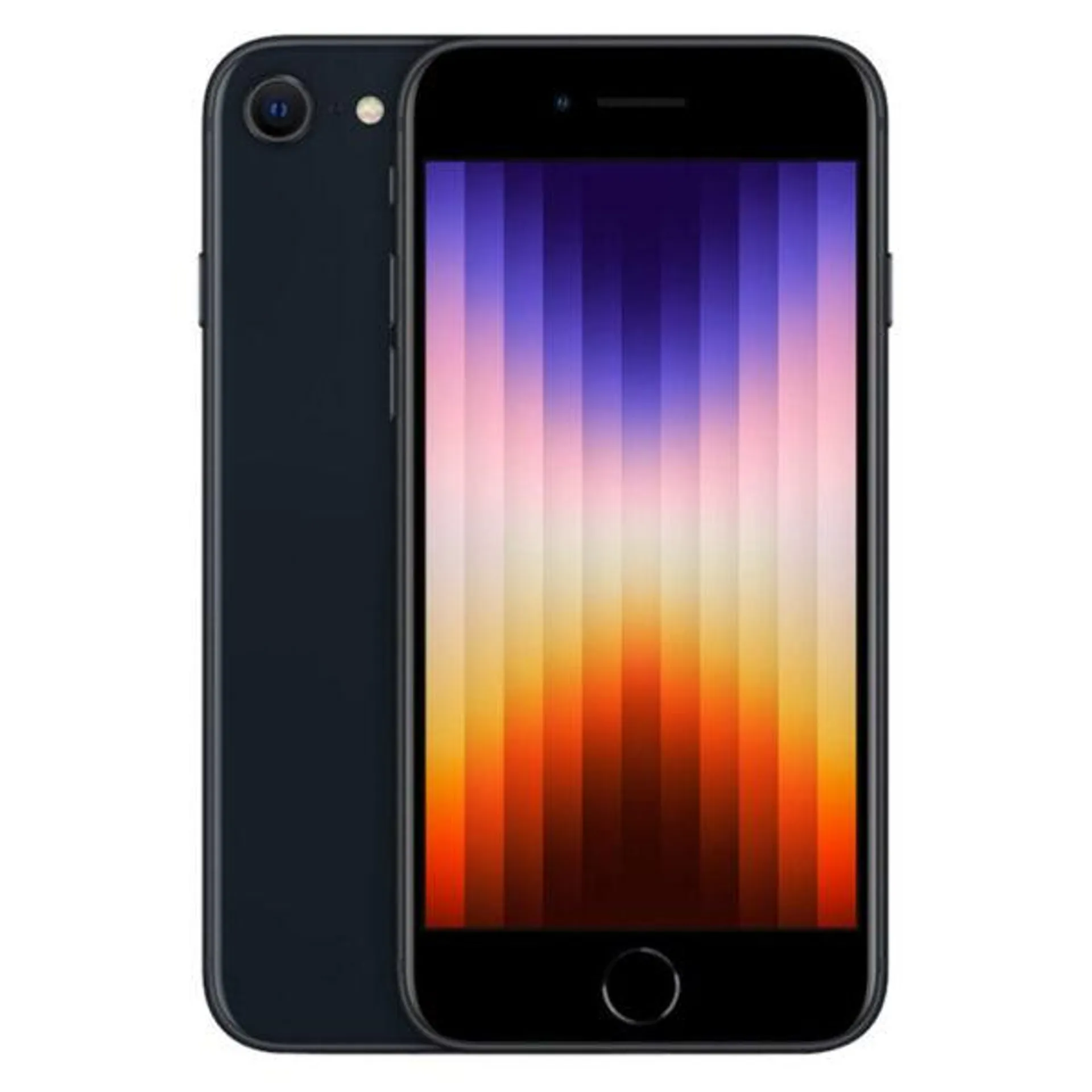 Apple iPhone SE – Mobiltelefon – 12 MP 64 GB – Schwarz – mit gratis Folie beklebt