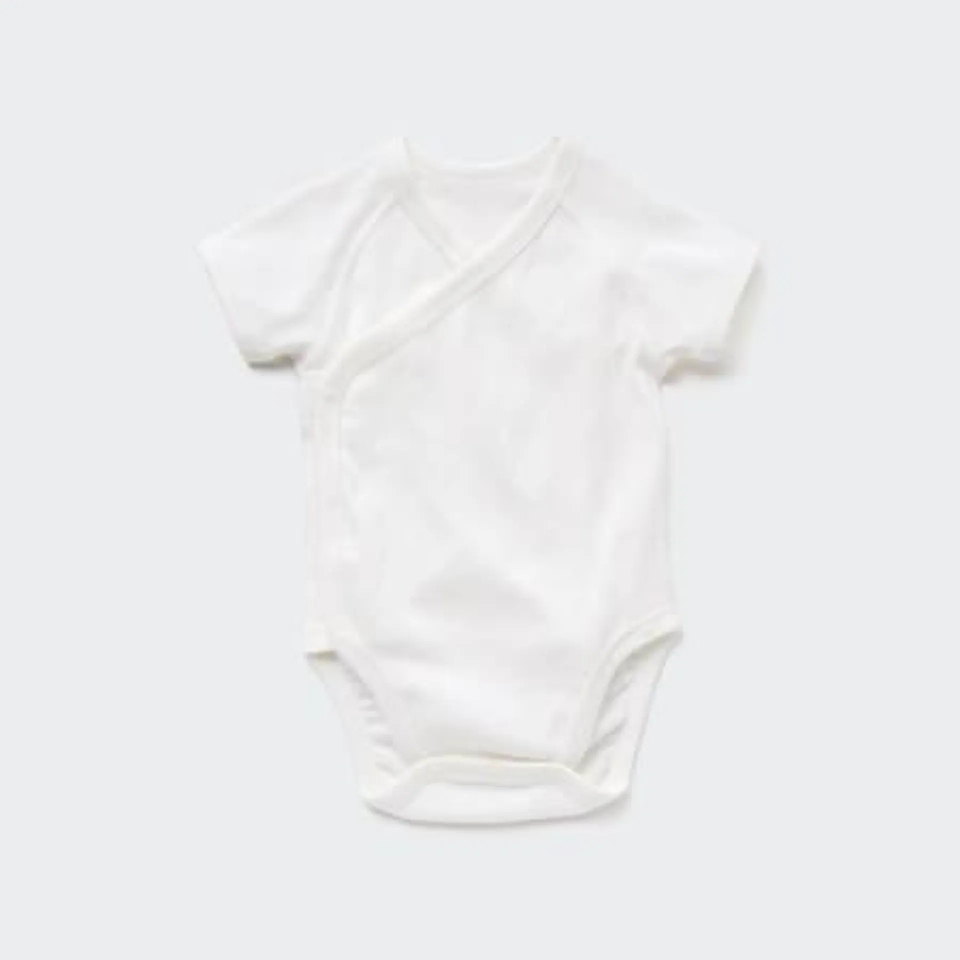 Newborn Pointelle Front-Opening Short Sleeved Bodysuit