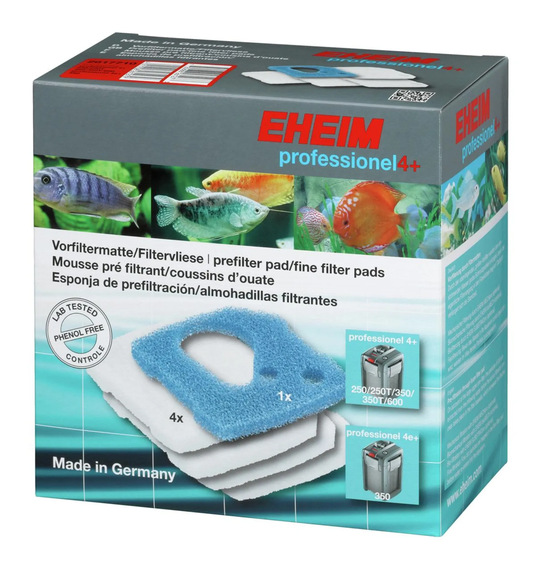 Sparpaket EHEIM 2617710 Filtermatte + Filtervlies 3 x für prof 4+ (2271/73/75), prof 4e+ (2274) Aquarienzubehör