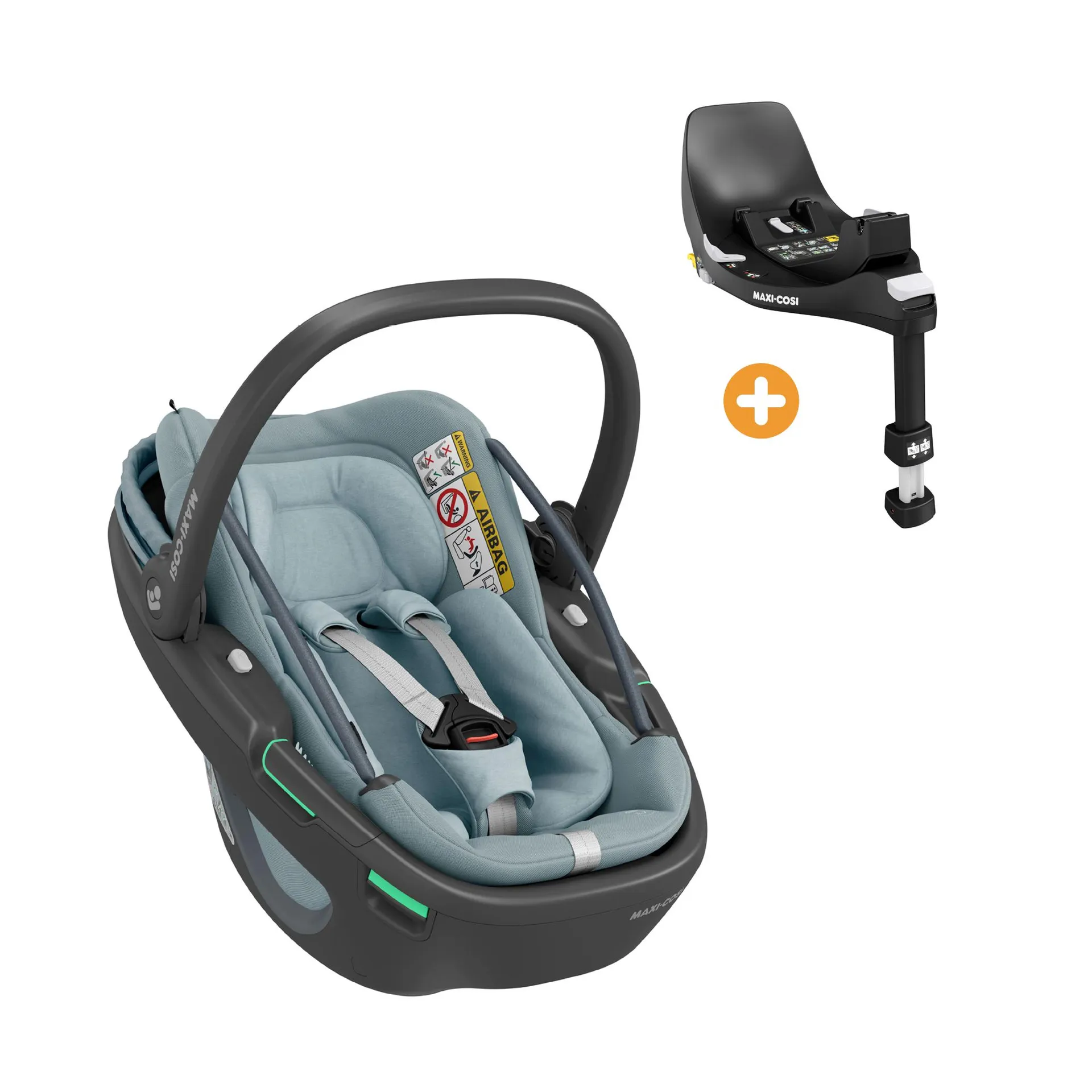 Set Coral 360 i-Size Essential Grey mit FamilyFix 360 i-Size