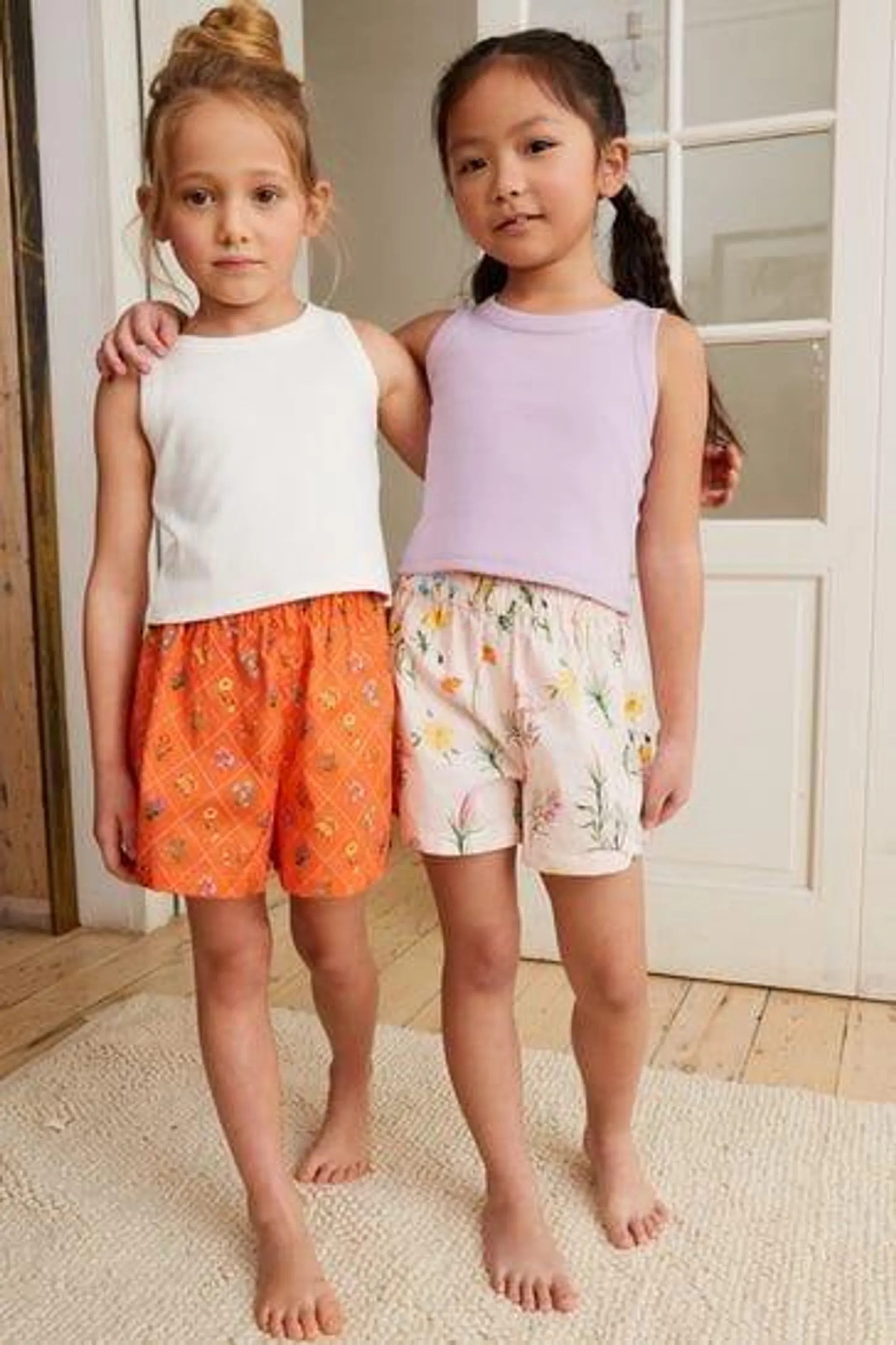 Pyjamashorts und Trägertop aus Jersey im 2er Pack (3–16 Jahre)