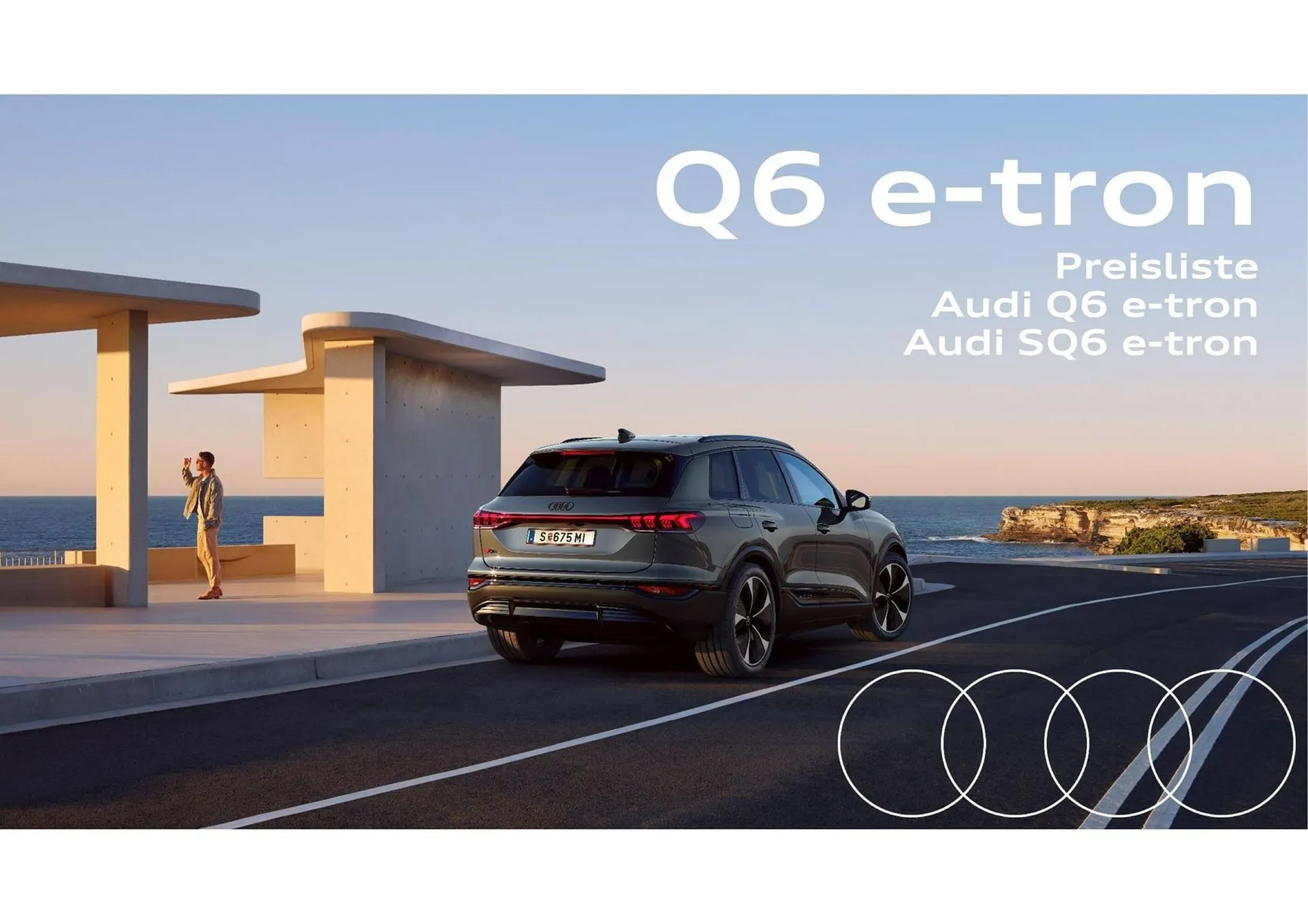 Audi Q6 e-tron Flugblatt von 1. Februar bis 1. Februar 2025 - Flugblätt seite  1