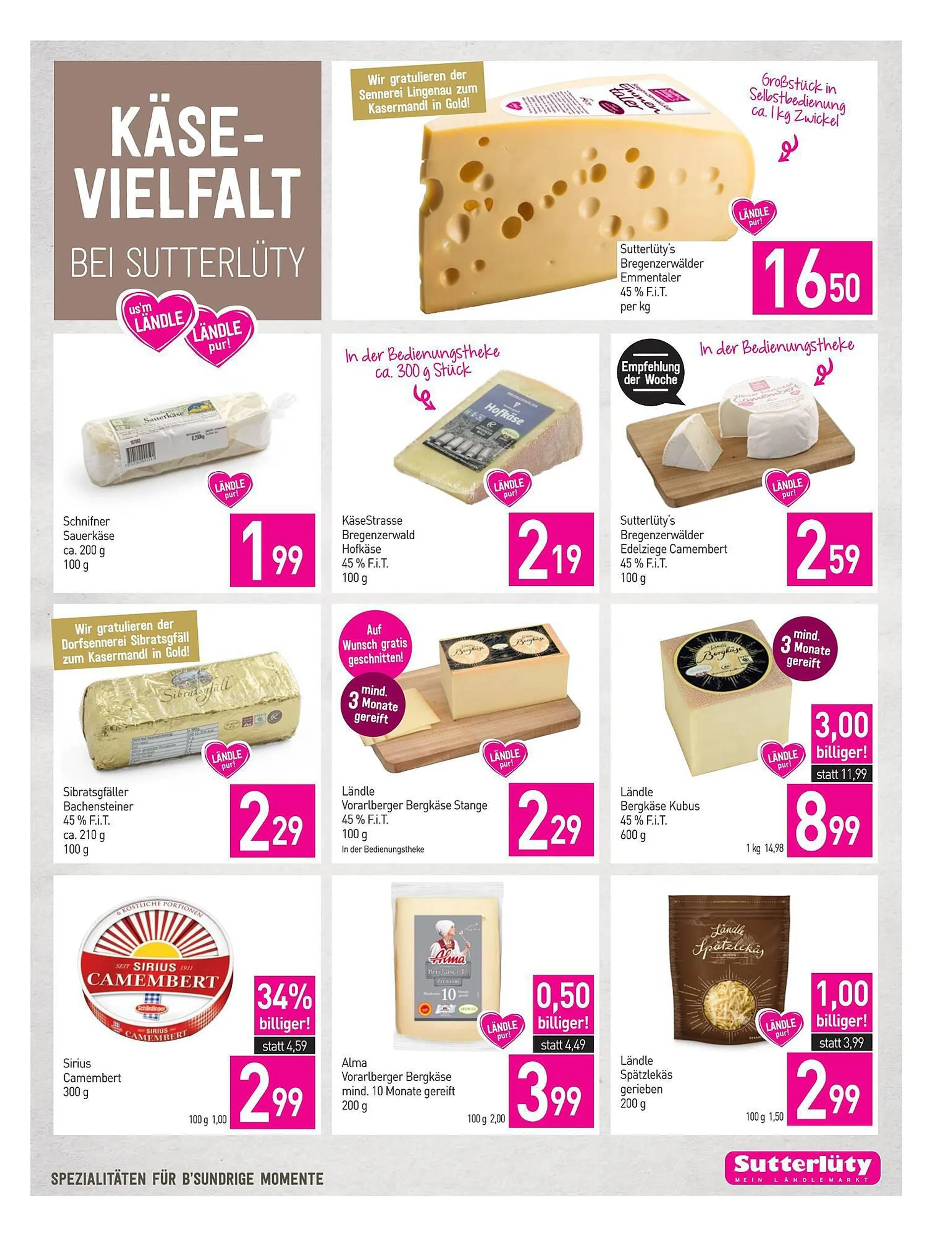 Sutterlüty Flugblatt von 14. September bis 20. September 2023 - Flugblätt seite  5