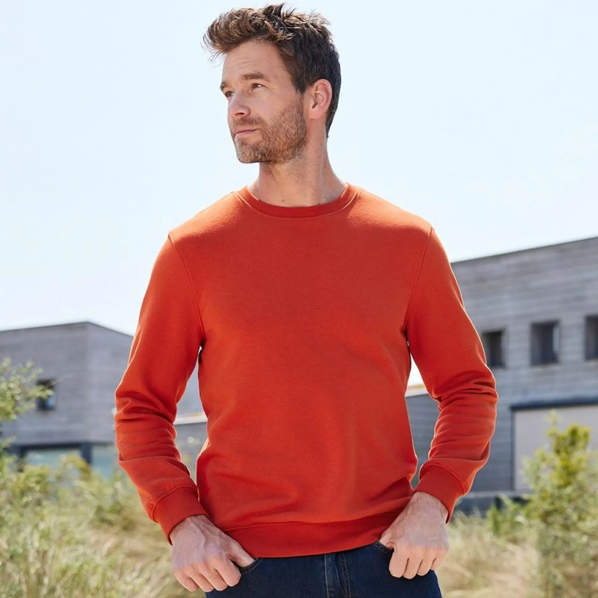 Herren-Sweatshirt mit Baumwolle