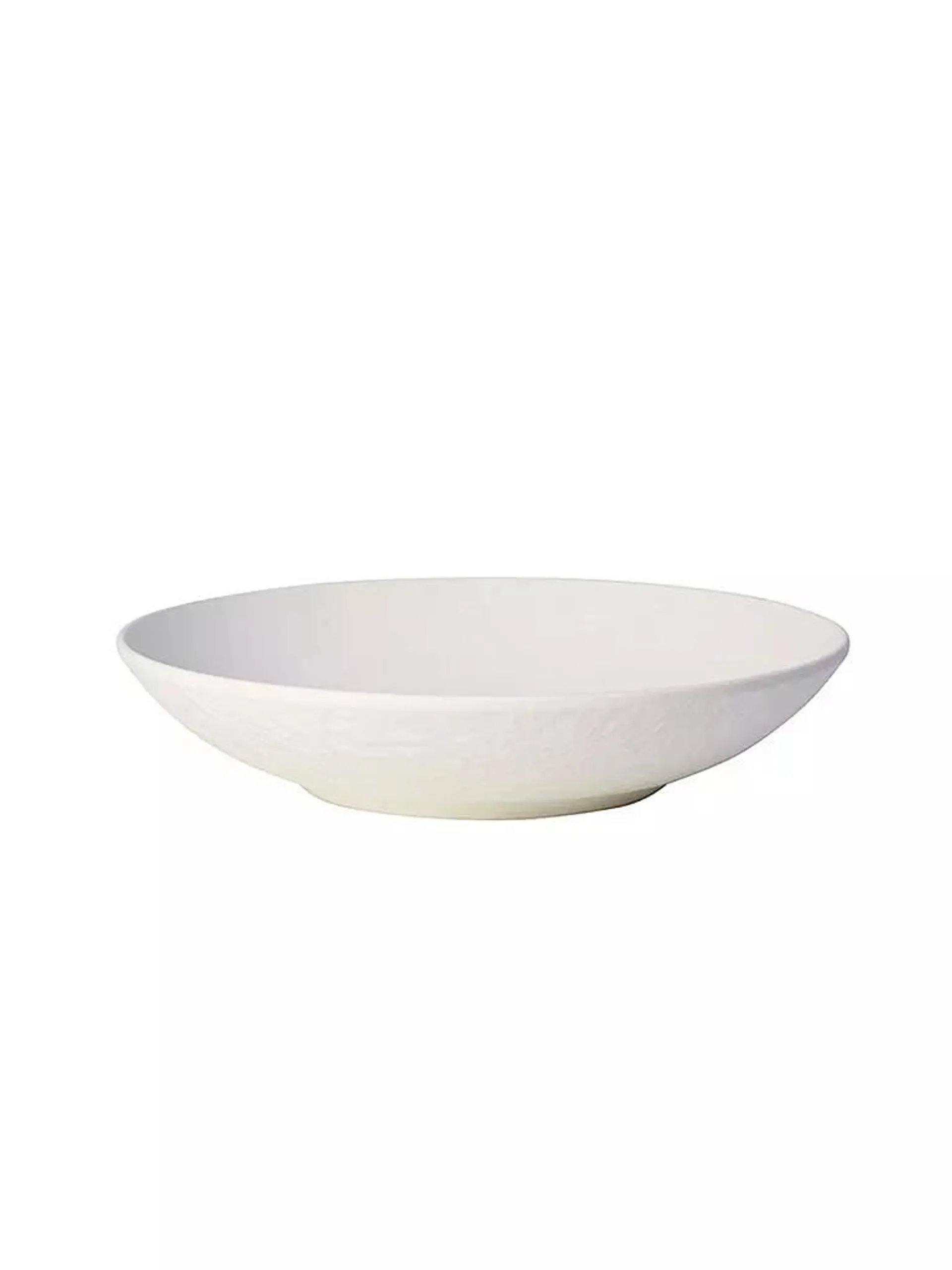 Schale flach "Manufacture Rock" 24cm (Blanc)