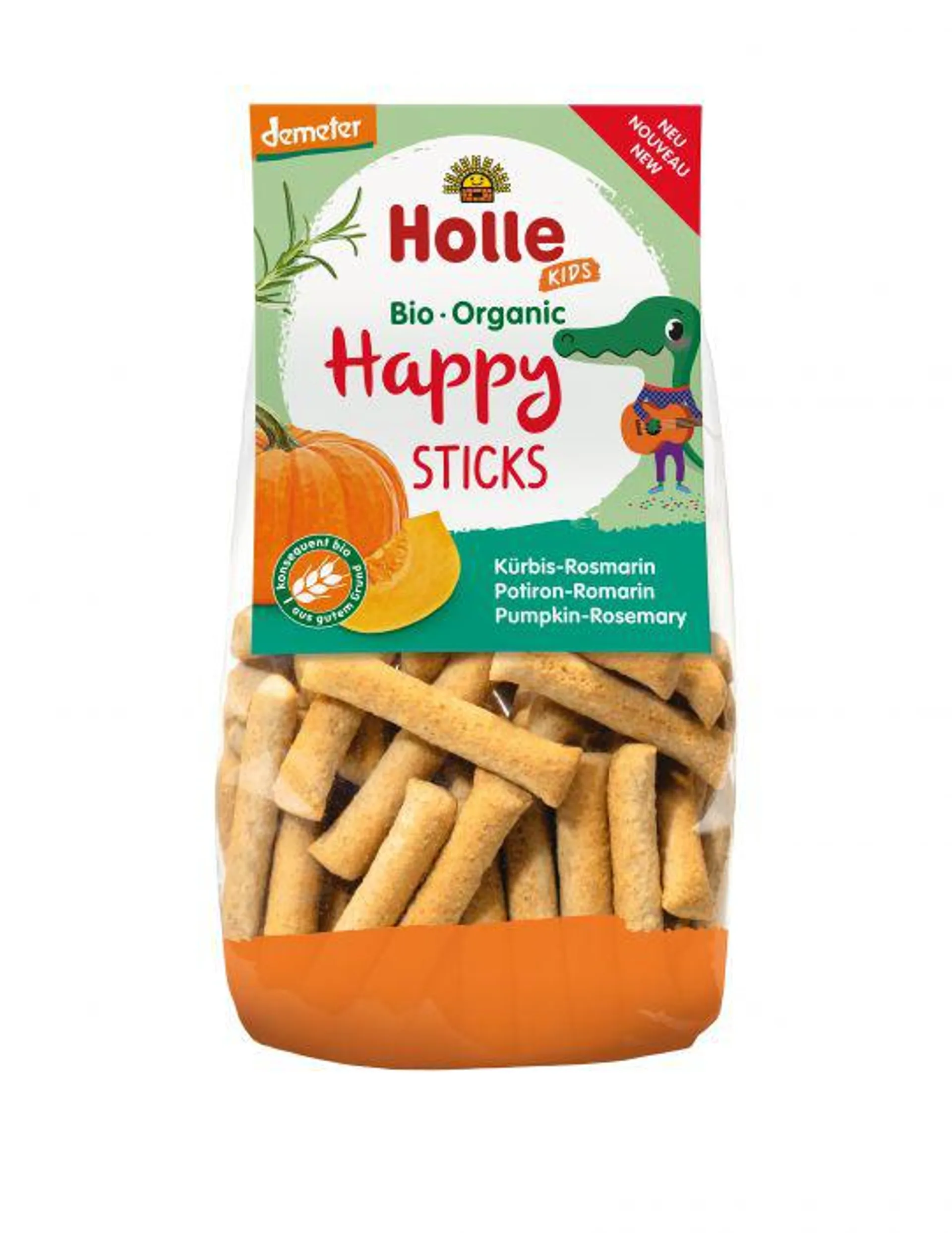 Holle Bio-Happy Sticks Kürbis-Rosmarin 100g