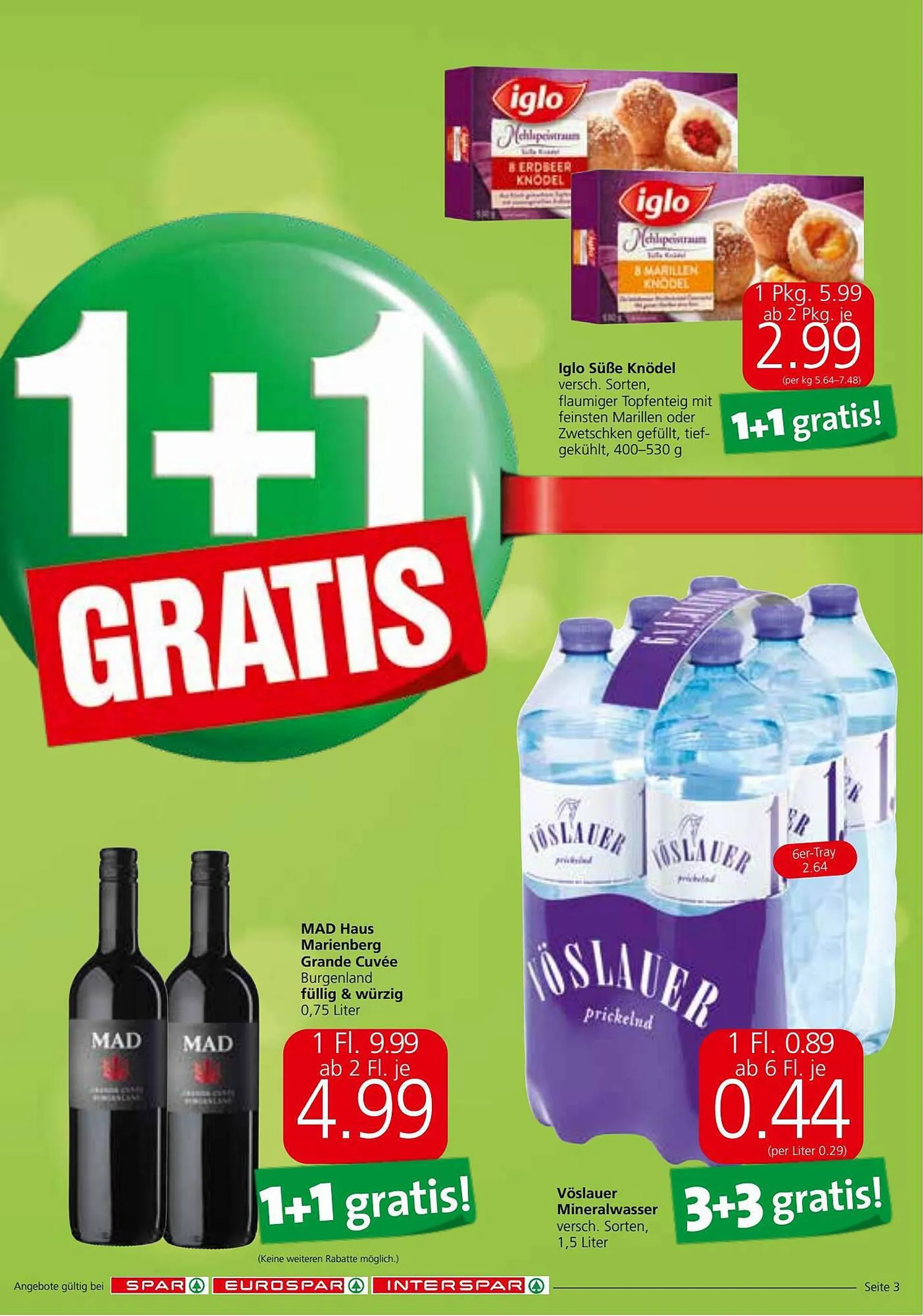 Eurospar Flugblatt von 21. September bis 27. September 2023 - Flugblätt seite  3