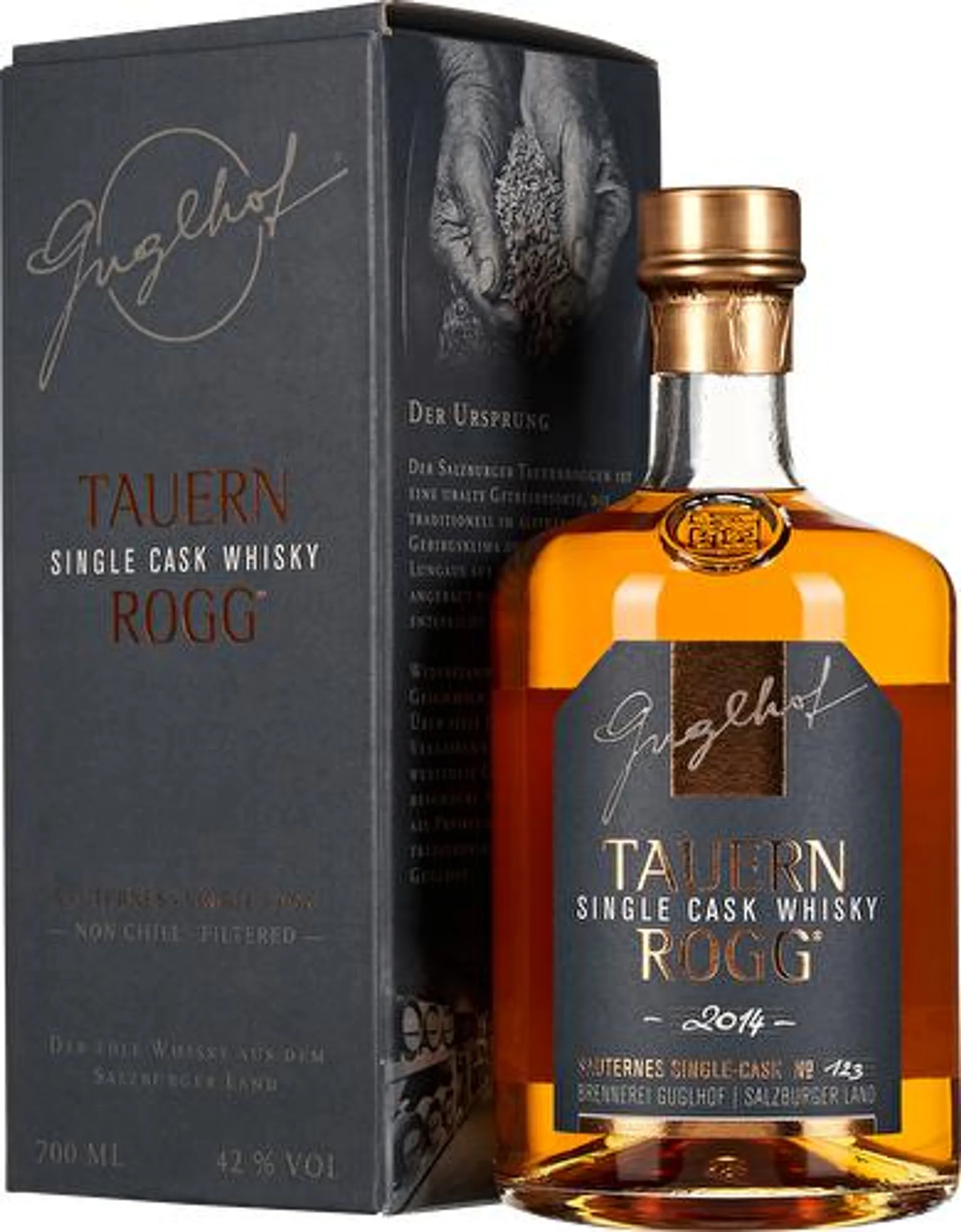 Whisky Single Cask TauernROGG 0,7 Liter im Geschenkkarton