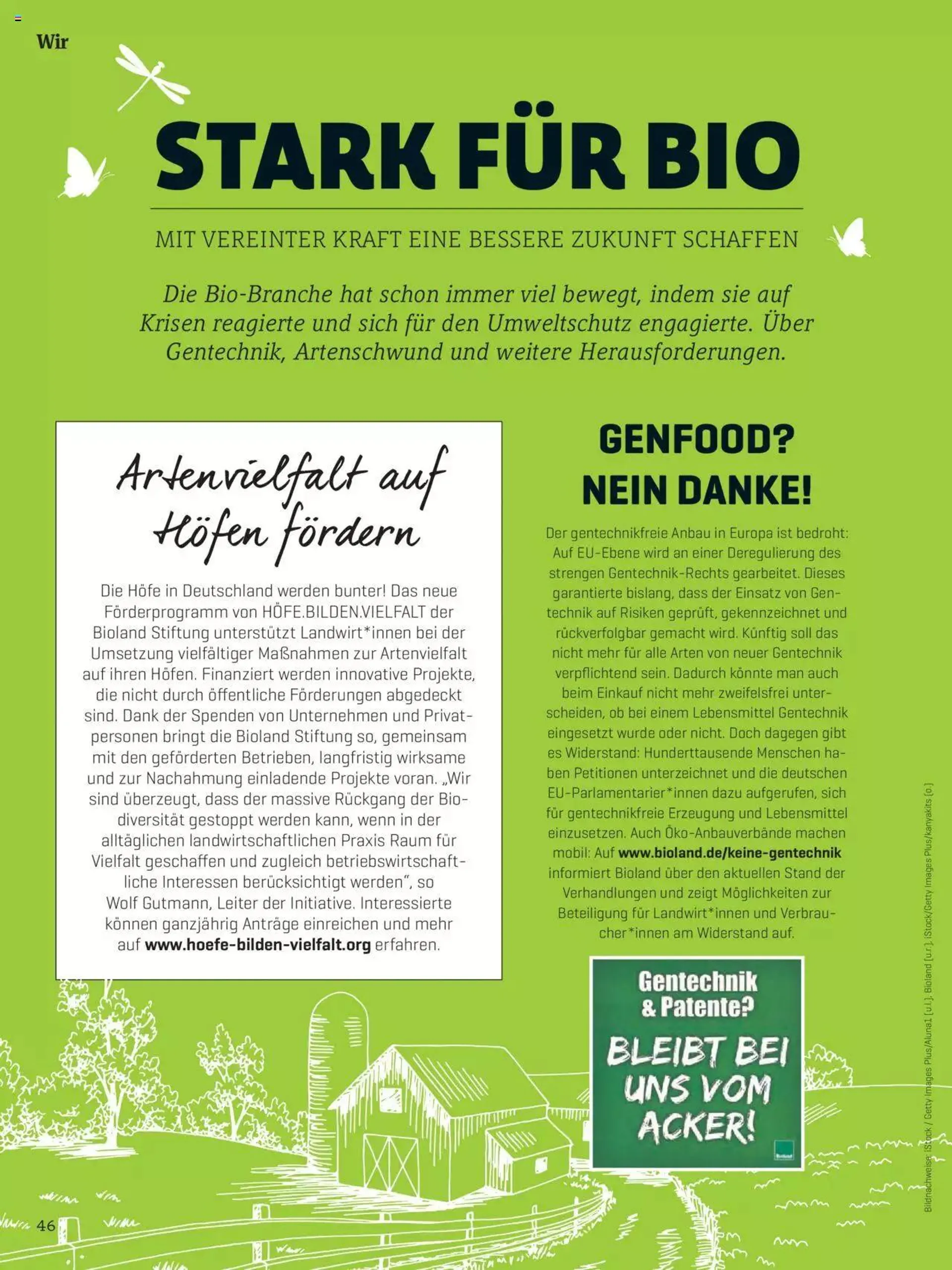 Denns BioMarkt KREO Magazin von 15. April bis 31. Dezember 2024 - Flugblätt seite  46