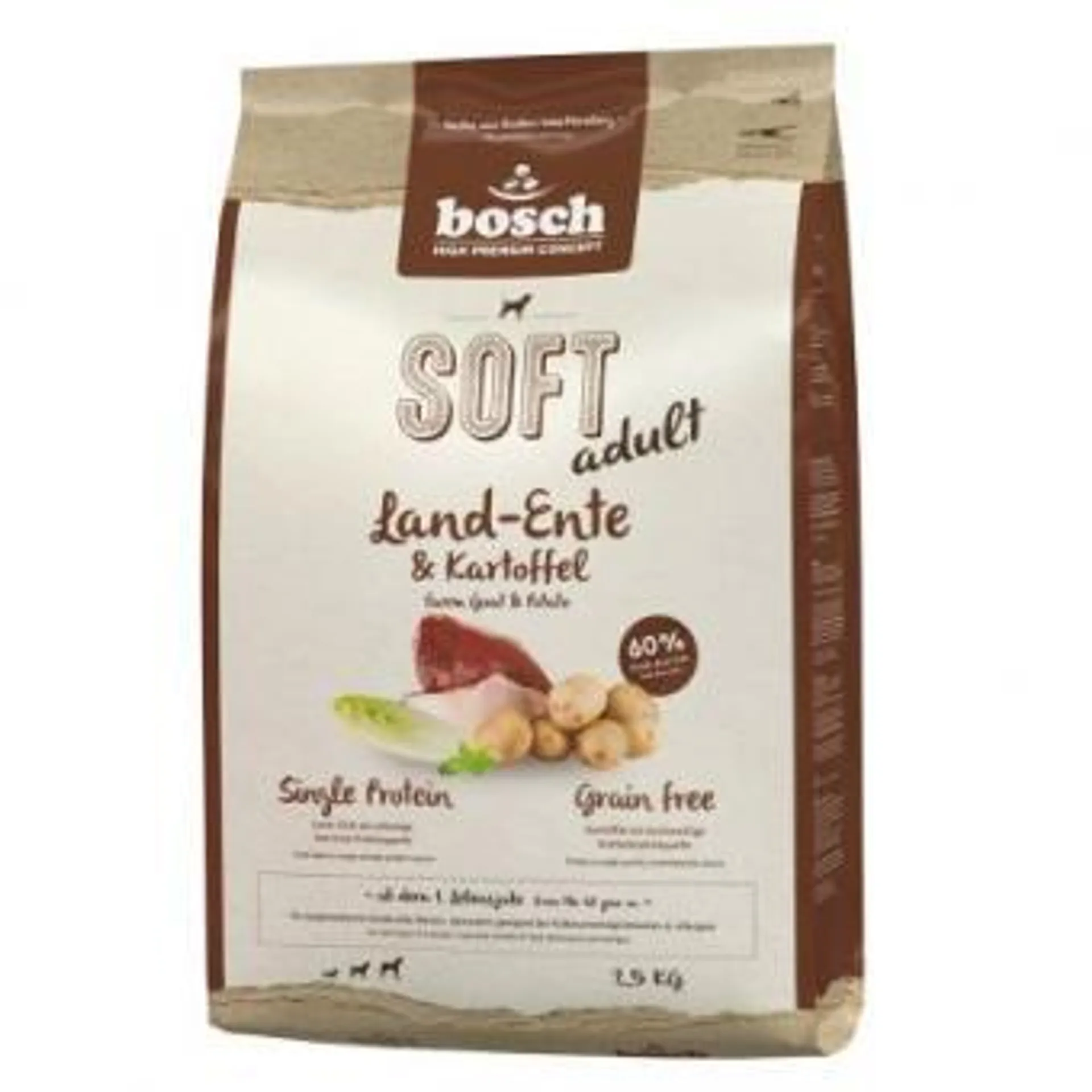 bosch High Premium Concept SOFT Land-Ente & Kartoffel 2,5kg