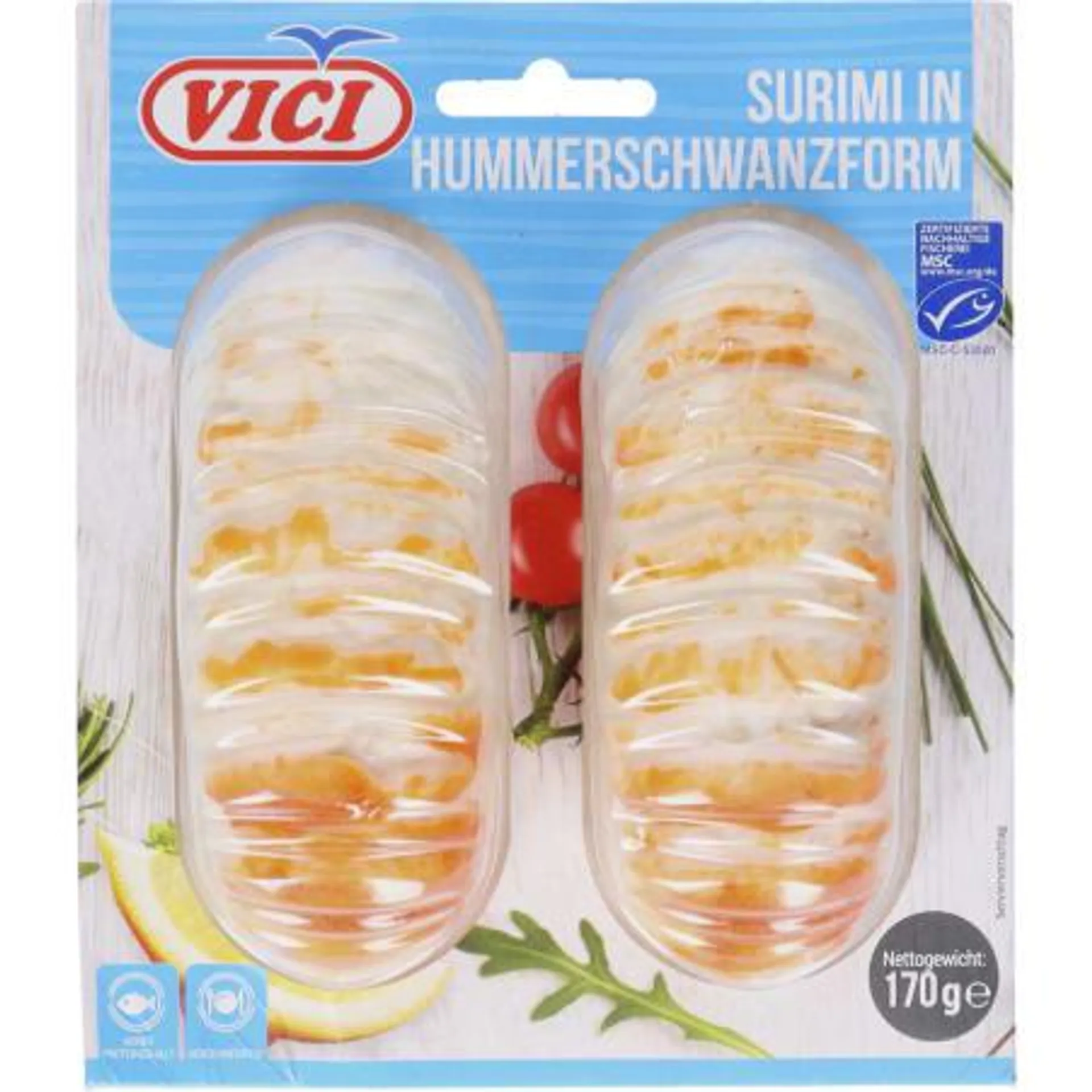 Hummerschwänze aus Surimi MSC