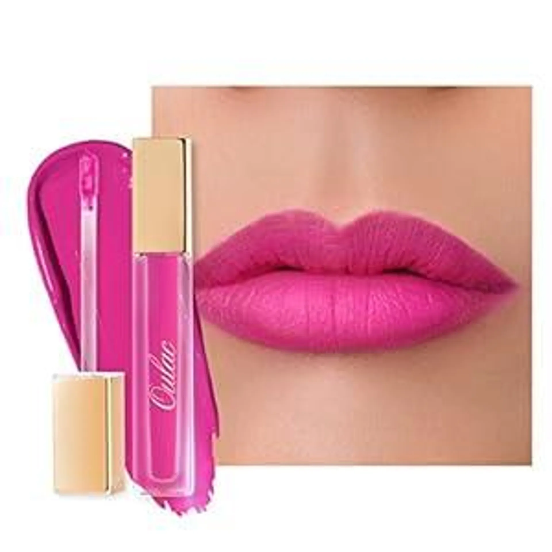 Oulac Langanhaltender Kussechter Lippenstift Matt - Wasserfester, No-Transfer, Flüssig Lippenstift Rosa, 16 Stunden Halt, Cremige Textur, Hochpigmentiert, Lasting Matte Ink, Vegan (M06) Sunset Kiss