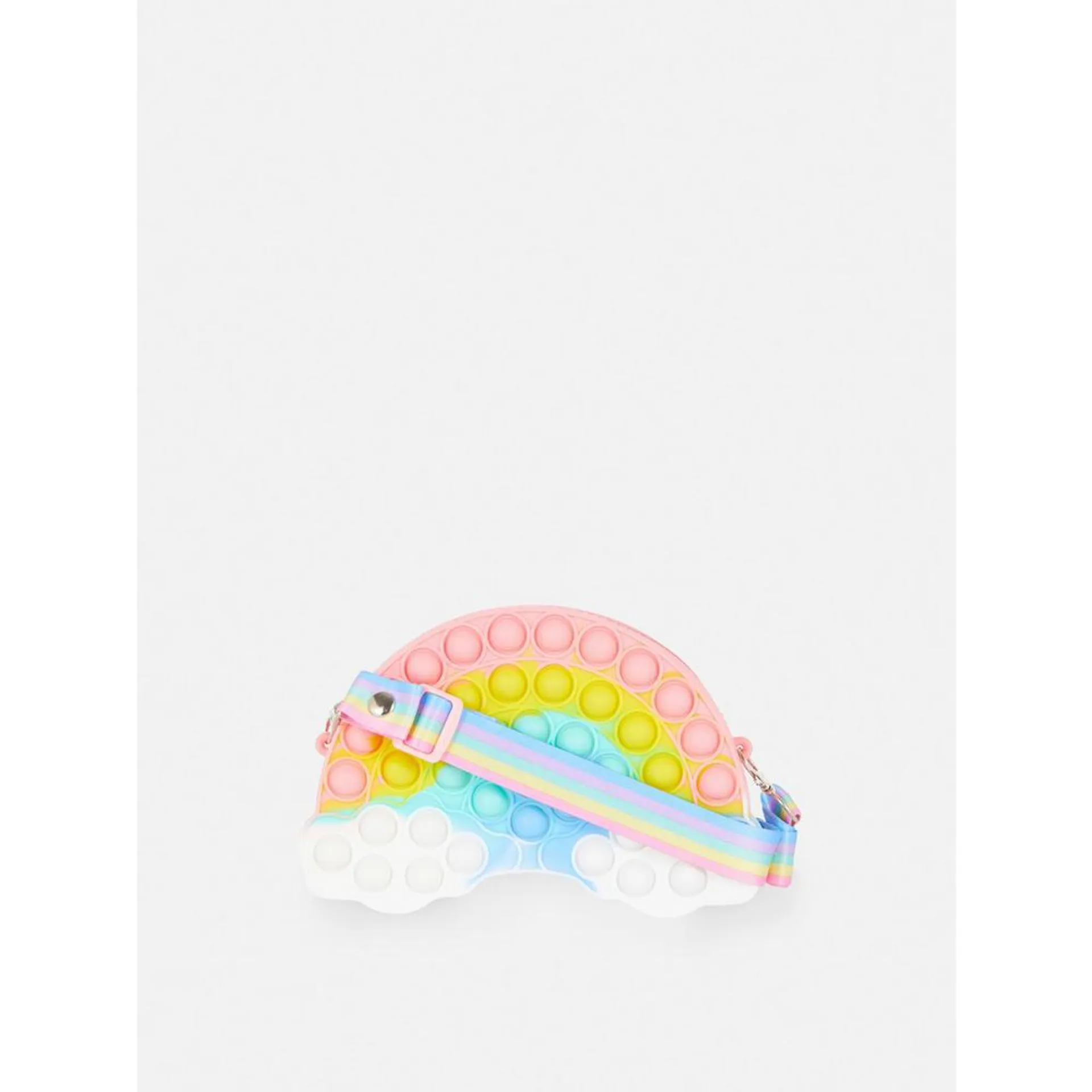 Push-Pop-Tasche in Regenbogenform