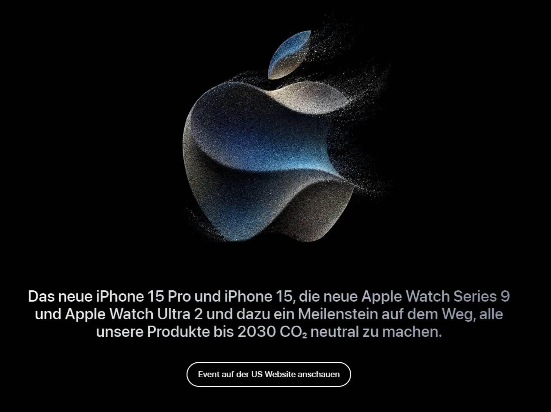 Apple Flugblatt von 13. September bis 8. Oktober 2023 - Flugblätt seite  1
