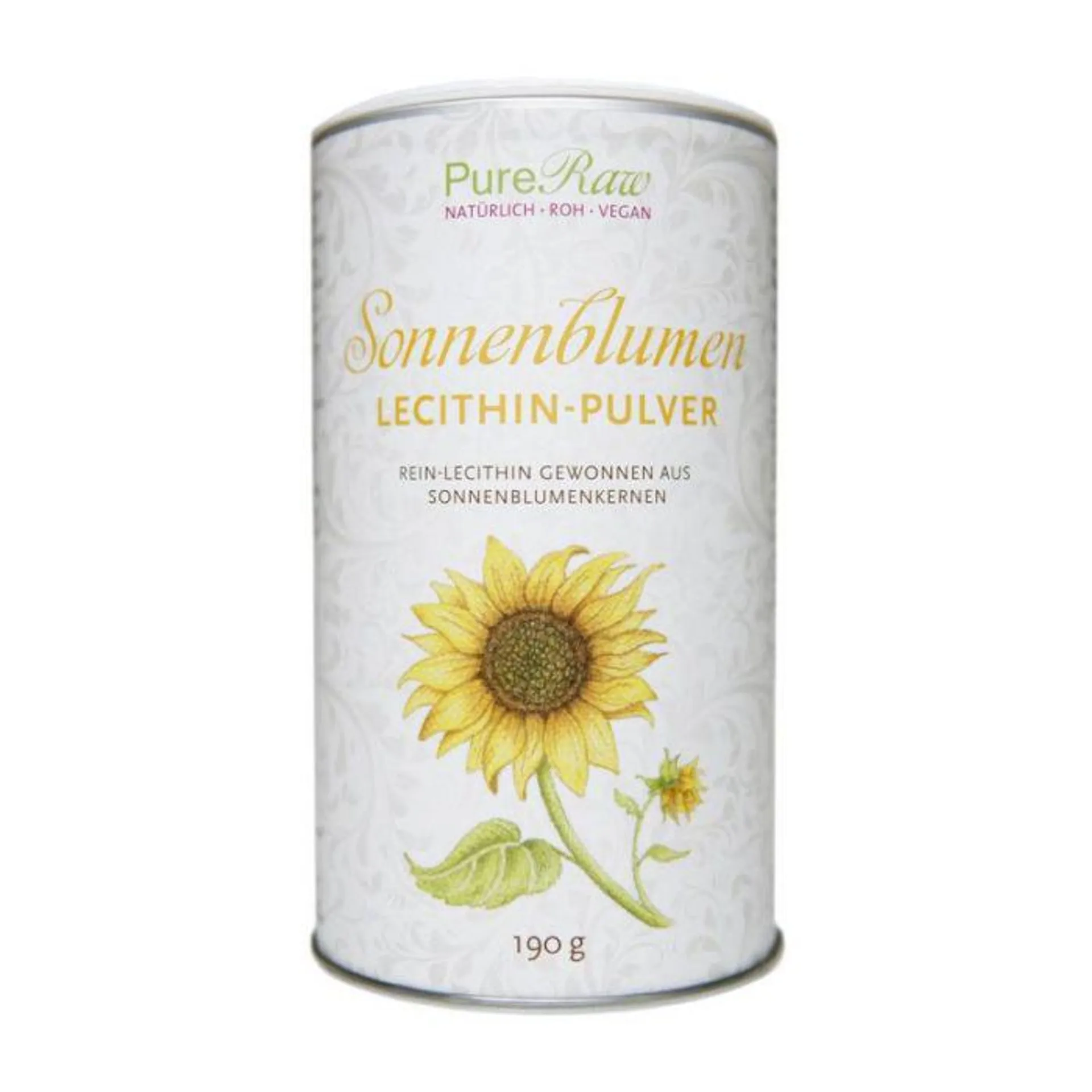 PureRaw Sonnenblumenlecithin Pulver 190g