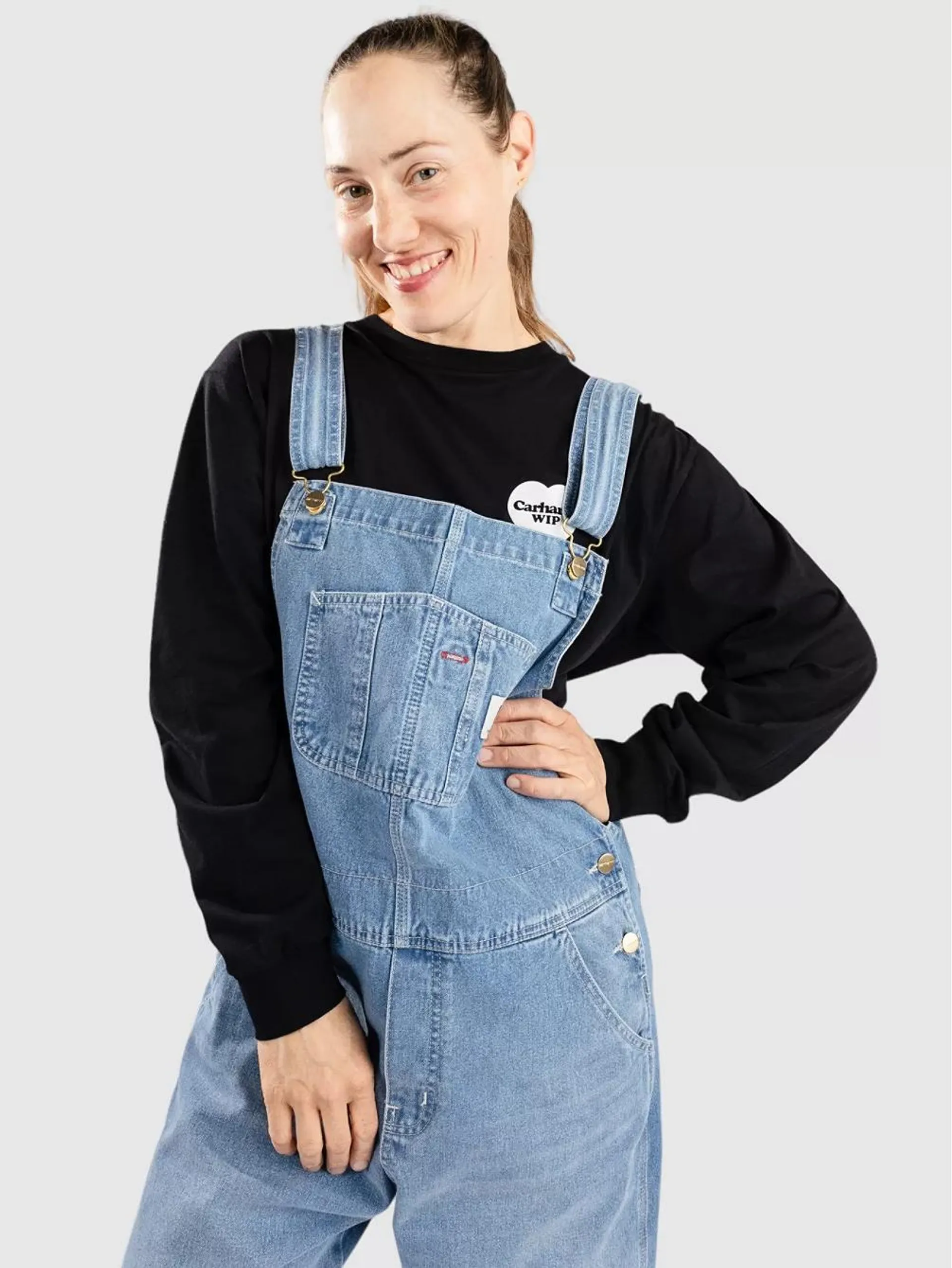 Bib Overall Straight Jeans Latzhose