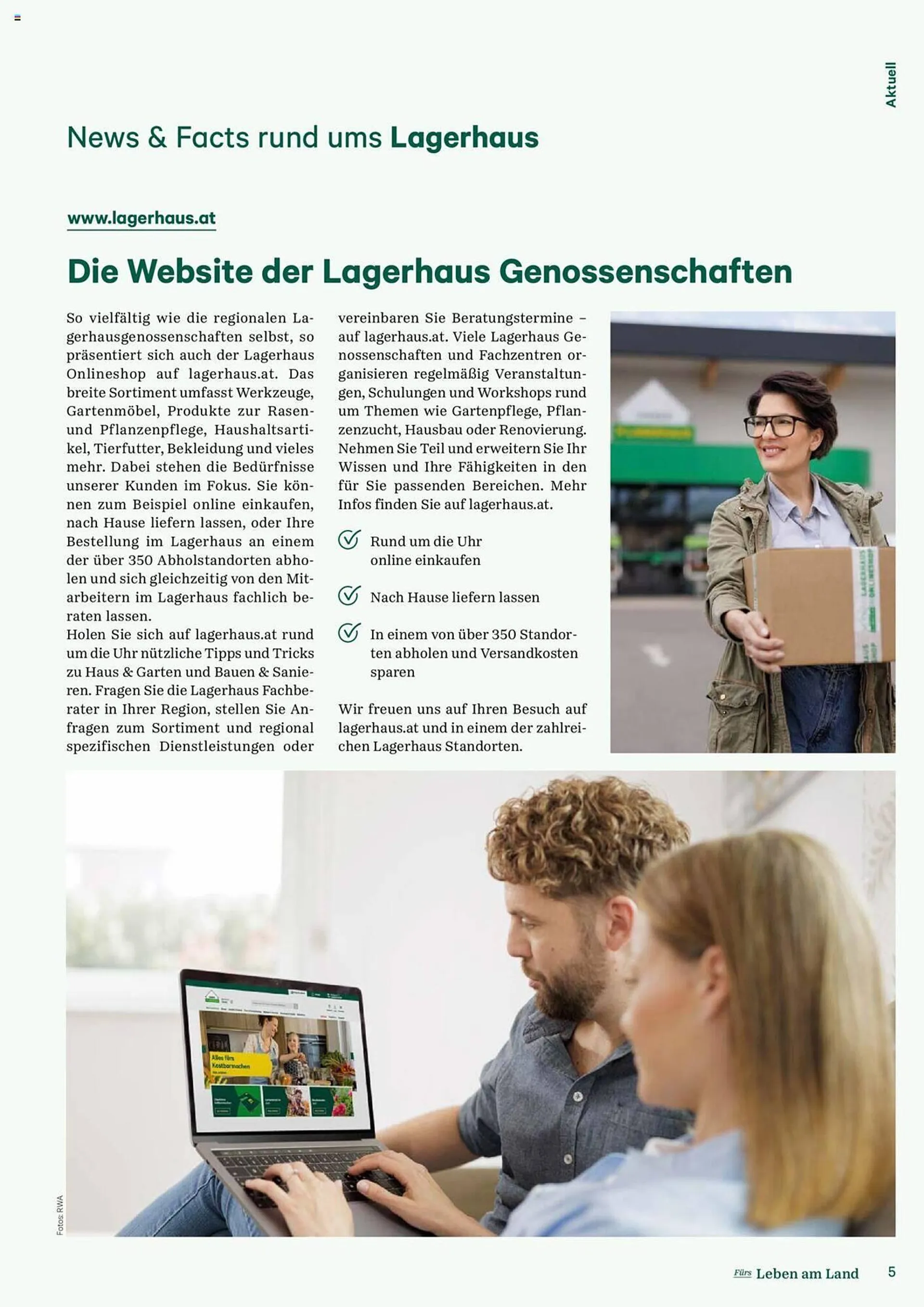 Lagerhaus Flugblatt von 1. August bis 30. Dezember 2023 - Flugblätt seite  5