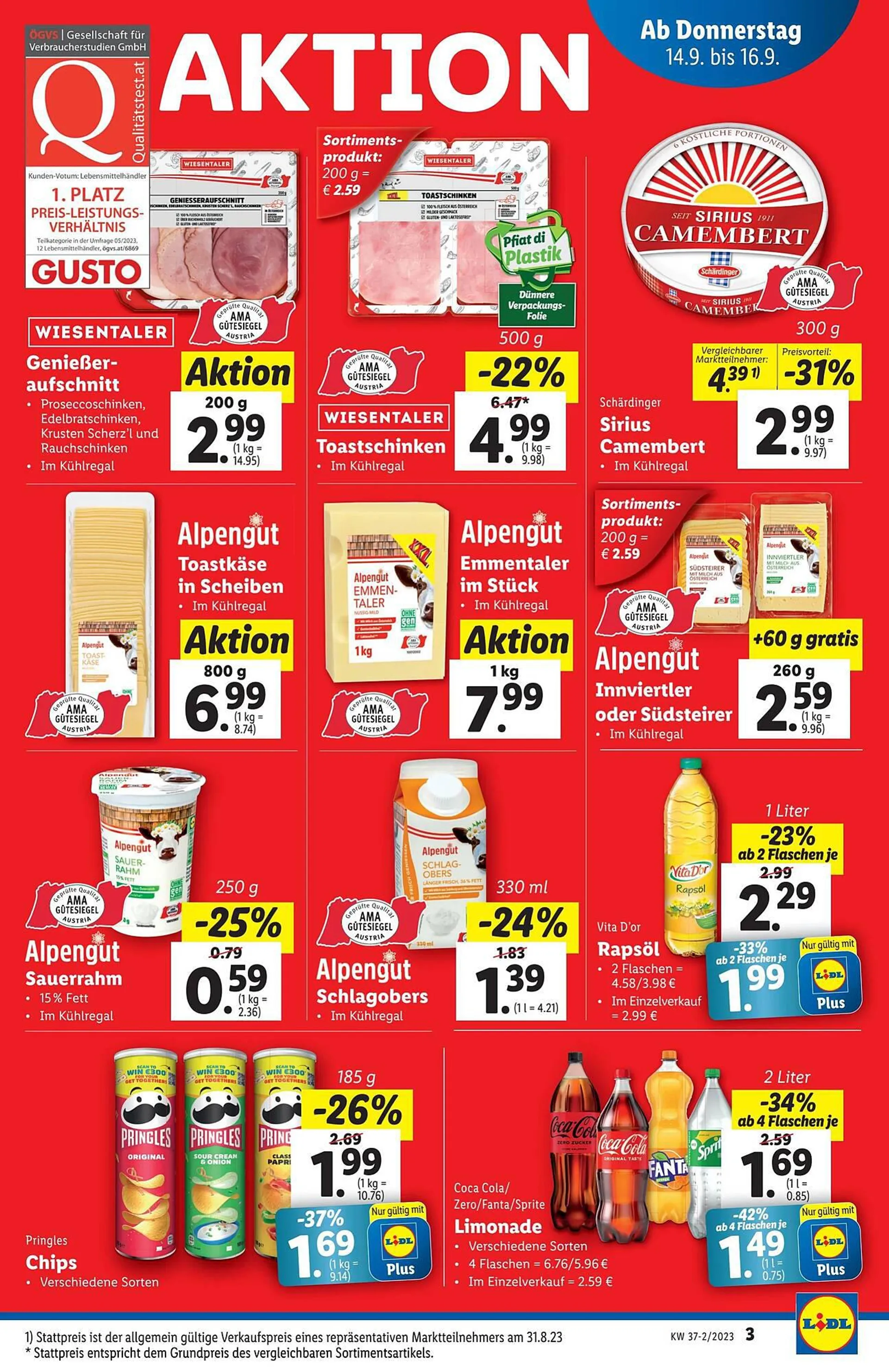 Lidl Flugblatt von 13. September bis 20. September 2023 - Flugblätt seite  3