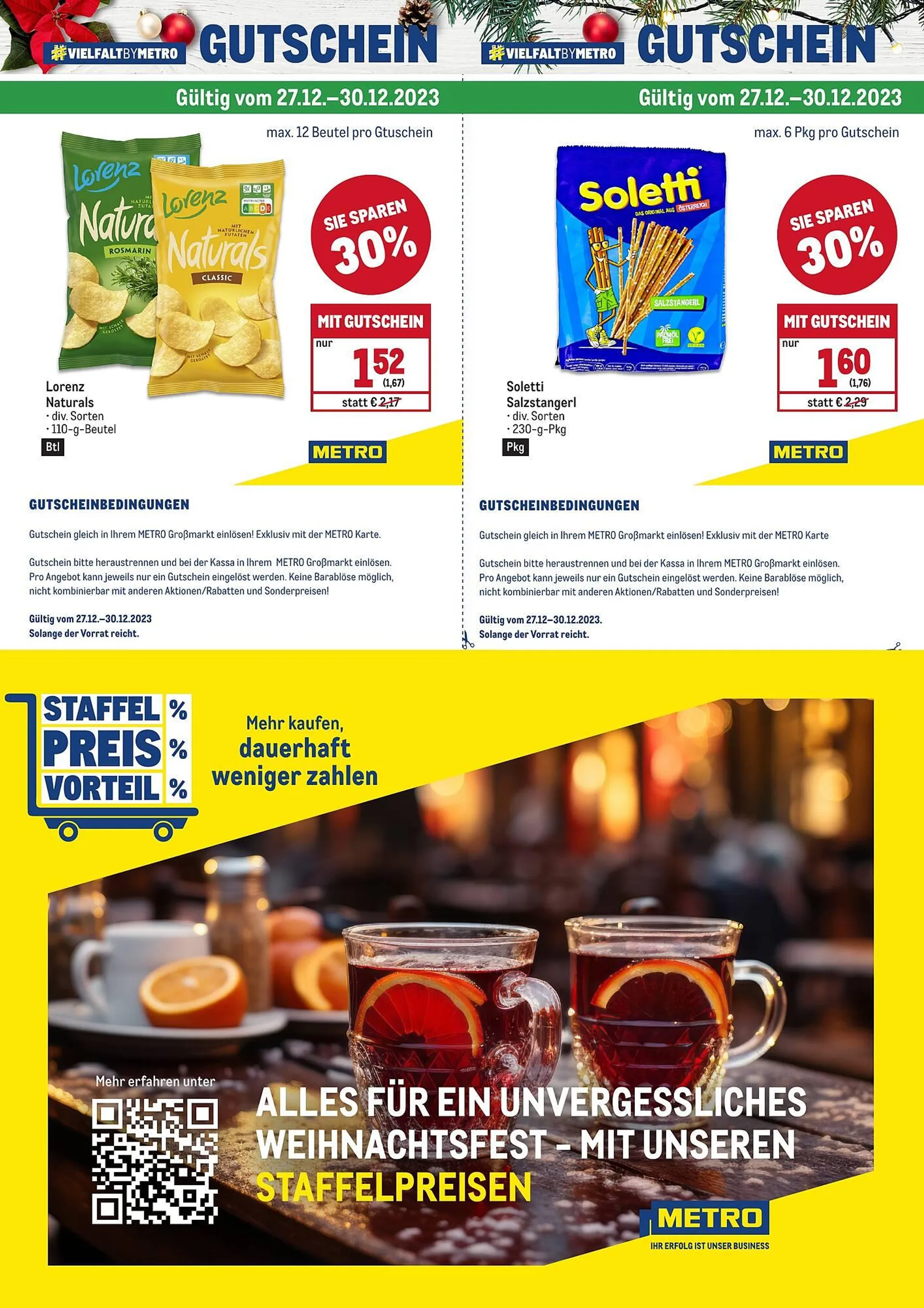 Metro Flugblatt von 1. Dezember bis 30. Dezember 2023 - Flugblätt seite  19