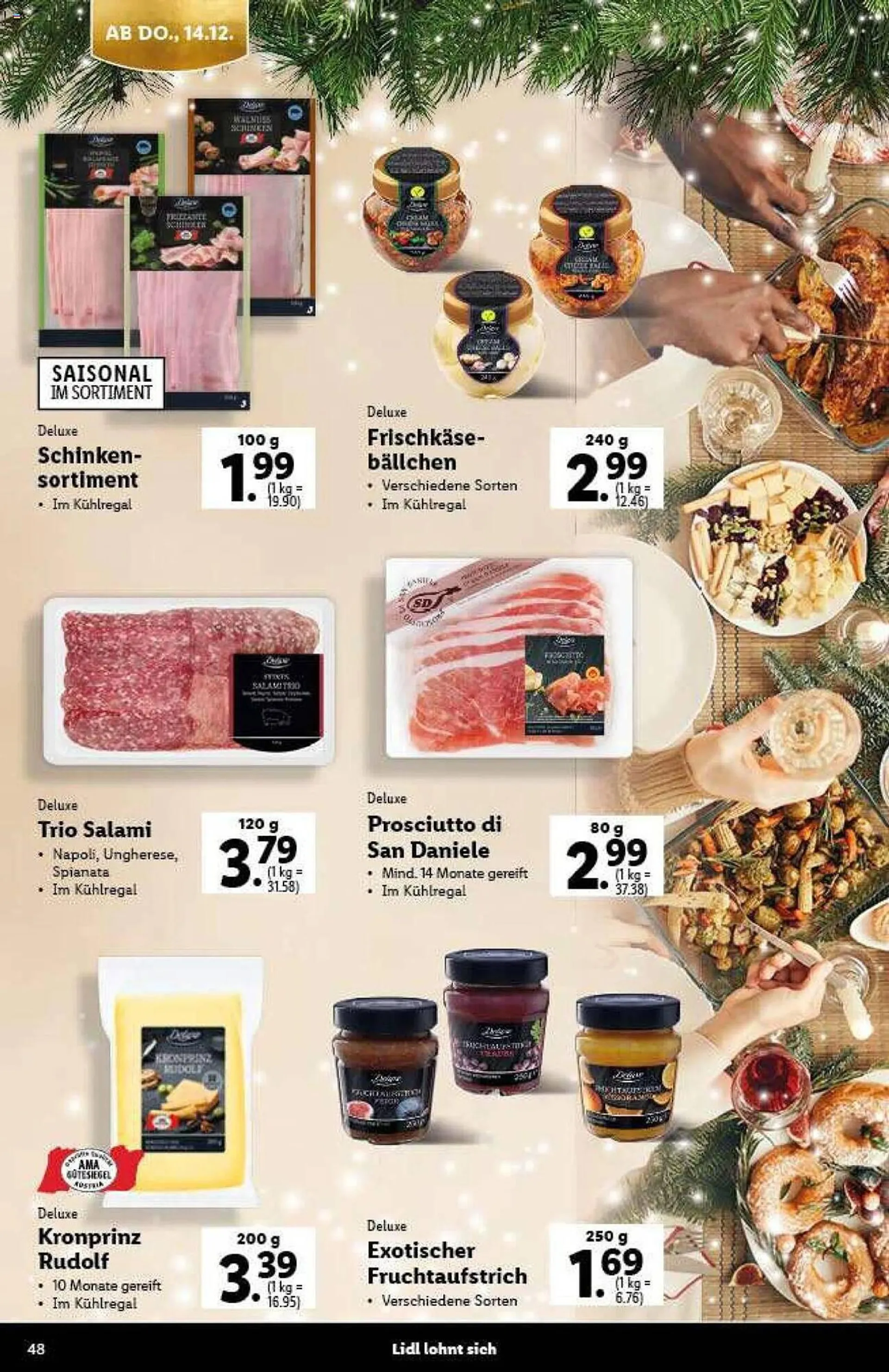 Lidl Flugblatt von 9. November bis 21. Dezember 2023 - Flugblätt seite  48