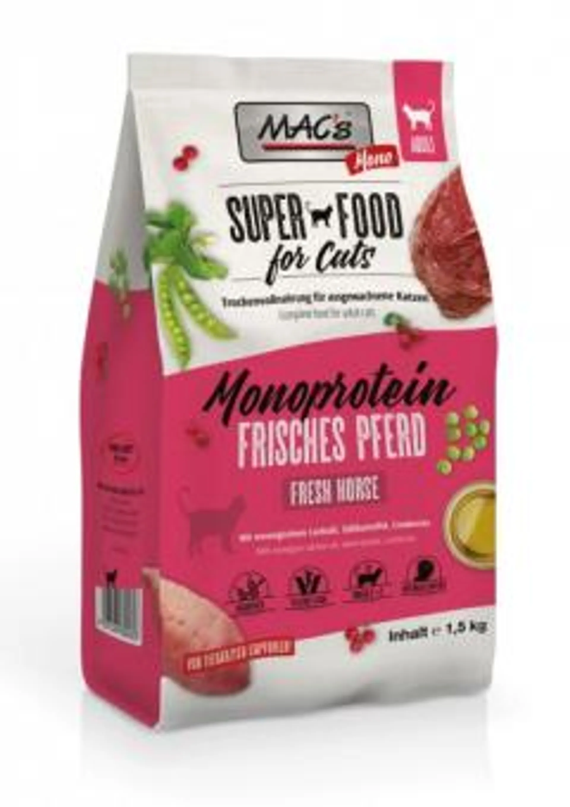 MAC's Cat Adult Monoprotein 300g mit Pferd