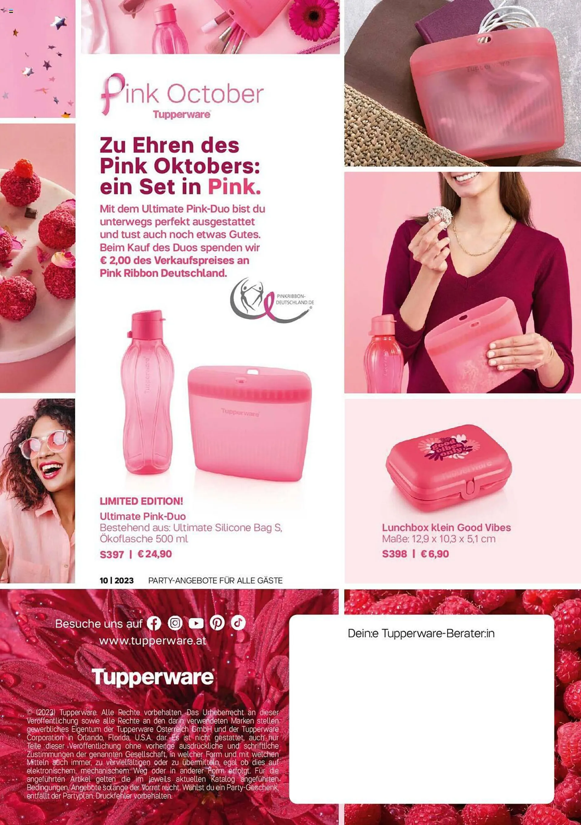Tupperware Flugblatt von 2. Oktober bis 5. November 2023 - Flugblätt seite  12