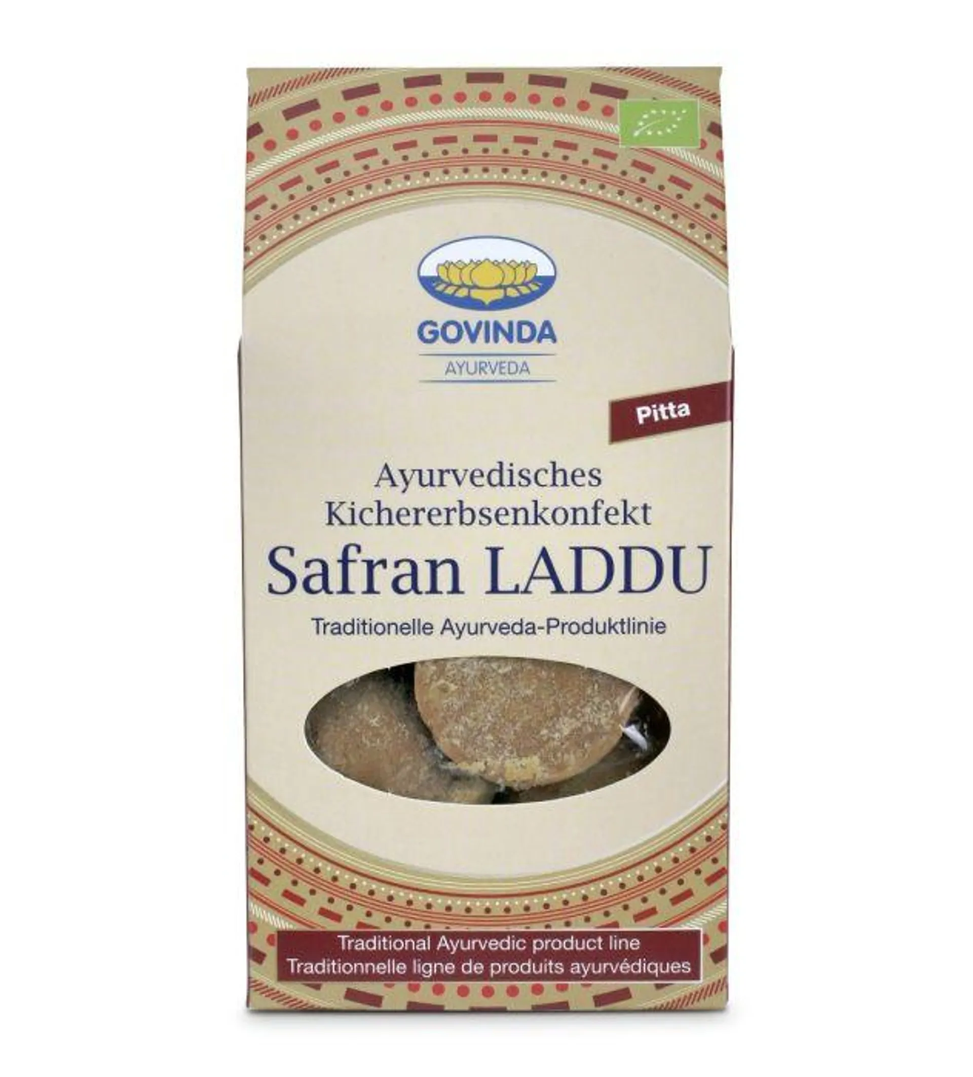 Govinda Safran Laddu Konfekt Bio 120g