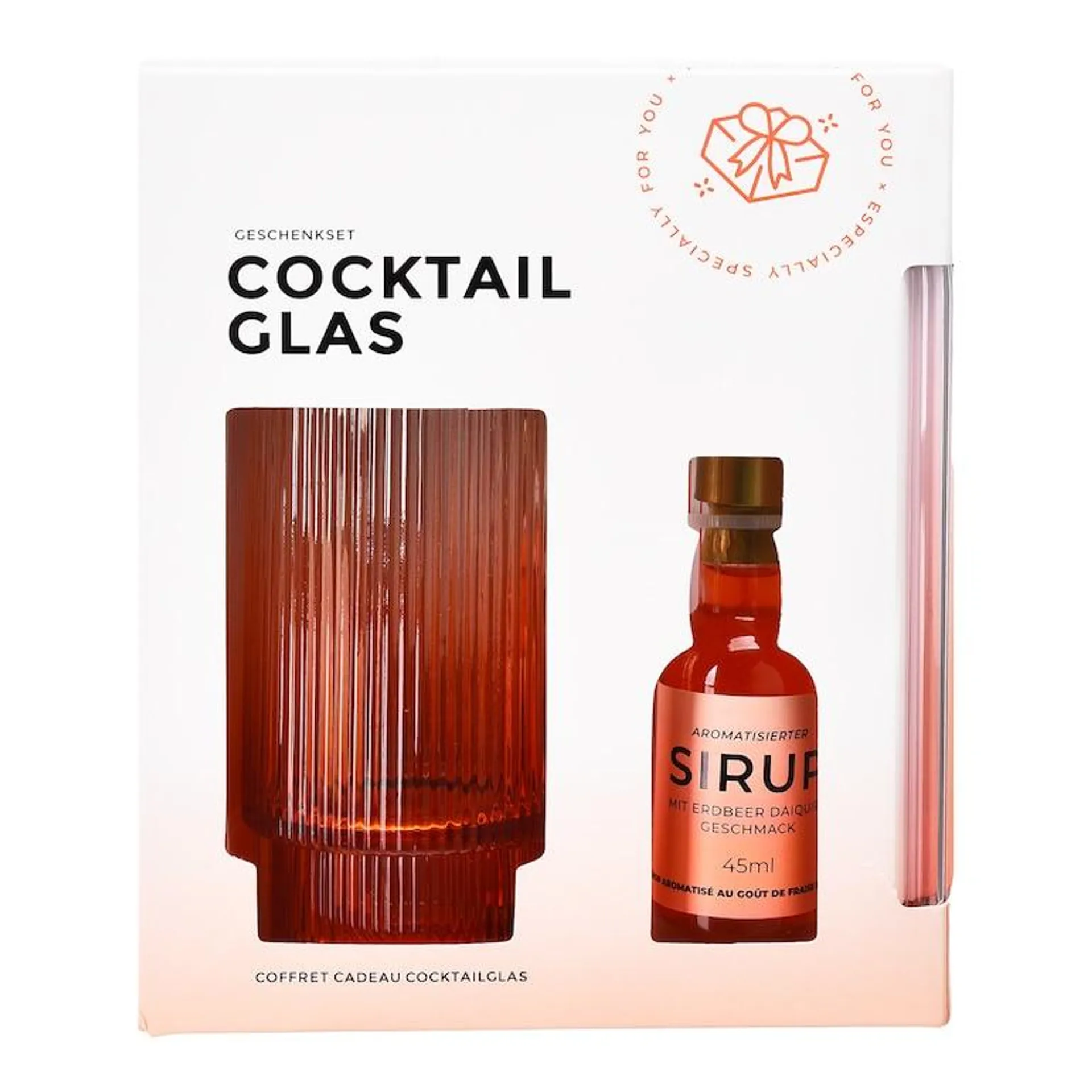 Geschenk-Set Cocktailglas