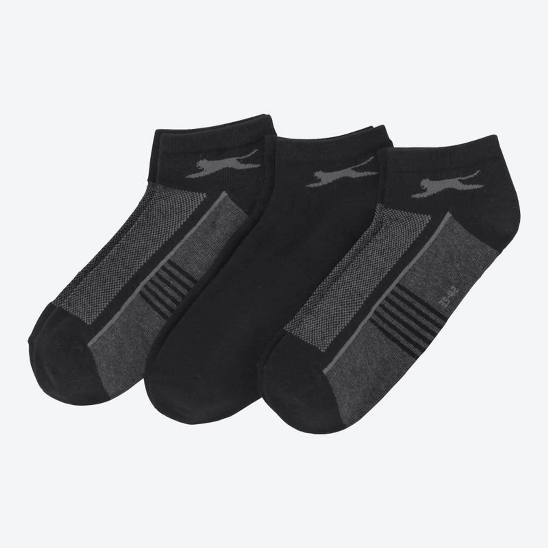 Slazenger Herren-Sport-Sneaker-socken, 3er-Pack