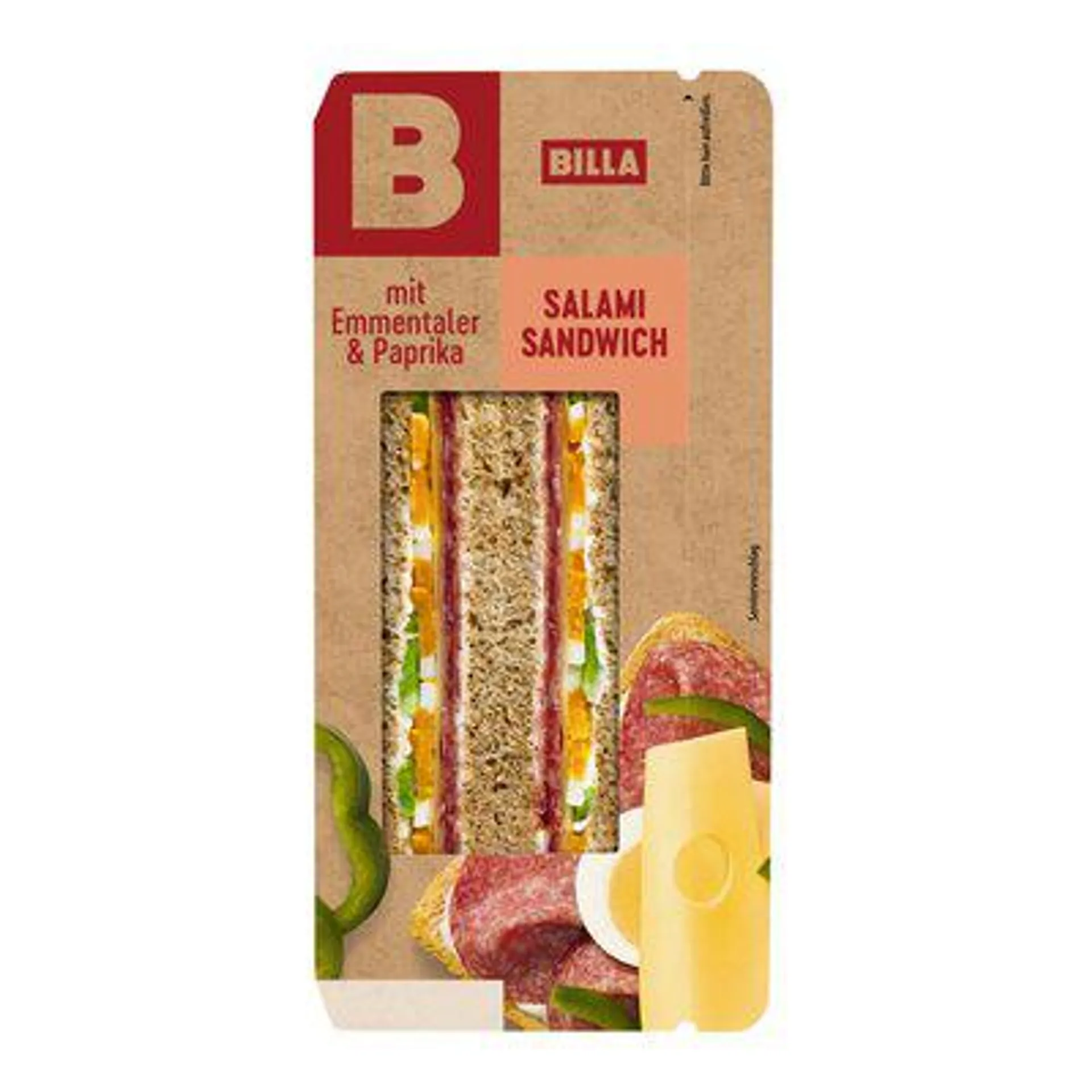 BILLA Salami-Emmentaler Sandwich