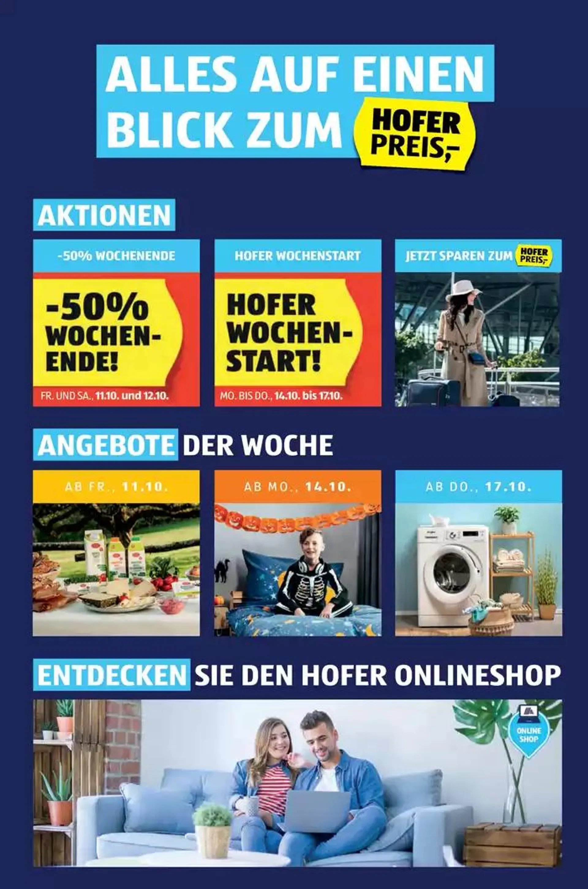 Blättern Sie online im HOFER Flugblatt von 10. Oktober bis 24. Oktober 2024 - Flugblätt seite  2