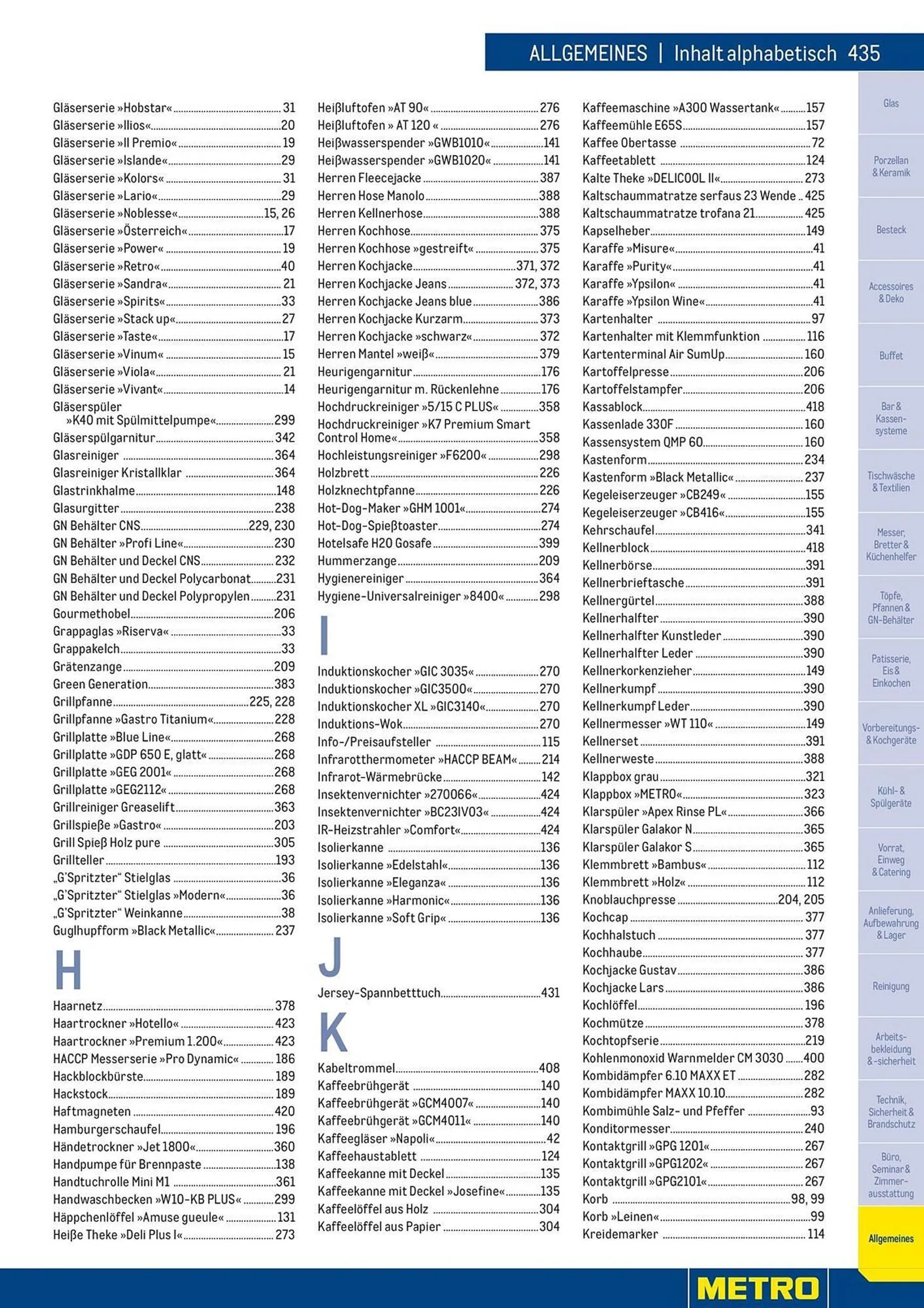 Metro Flugblatt von 22. Dezember bis 30. September 2024 - Flugblätt seite  435