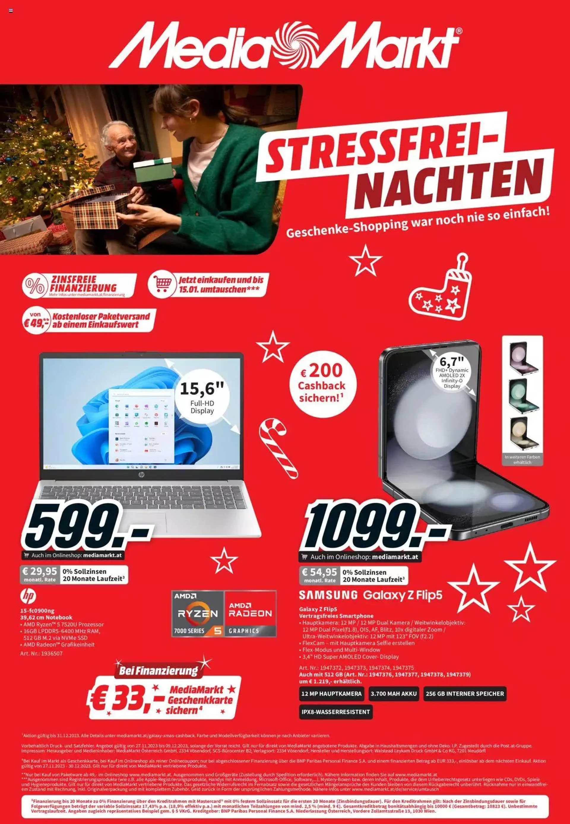 Media Markt Xmas Flyer von 4. Dezember bis 31. Dezember 2023 - Flugblätt seite  