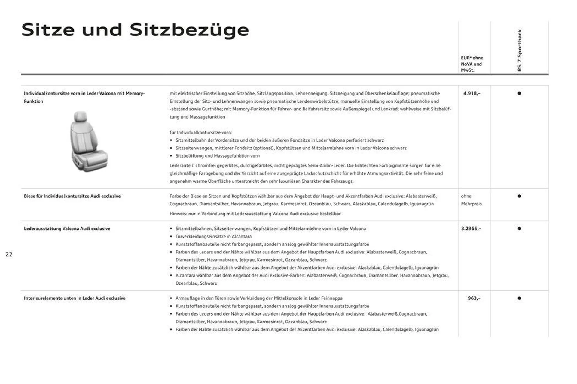 Audi RS 7 Sportback von 2. November bis 2. November 2024 - Flugblätt seite  23