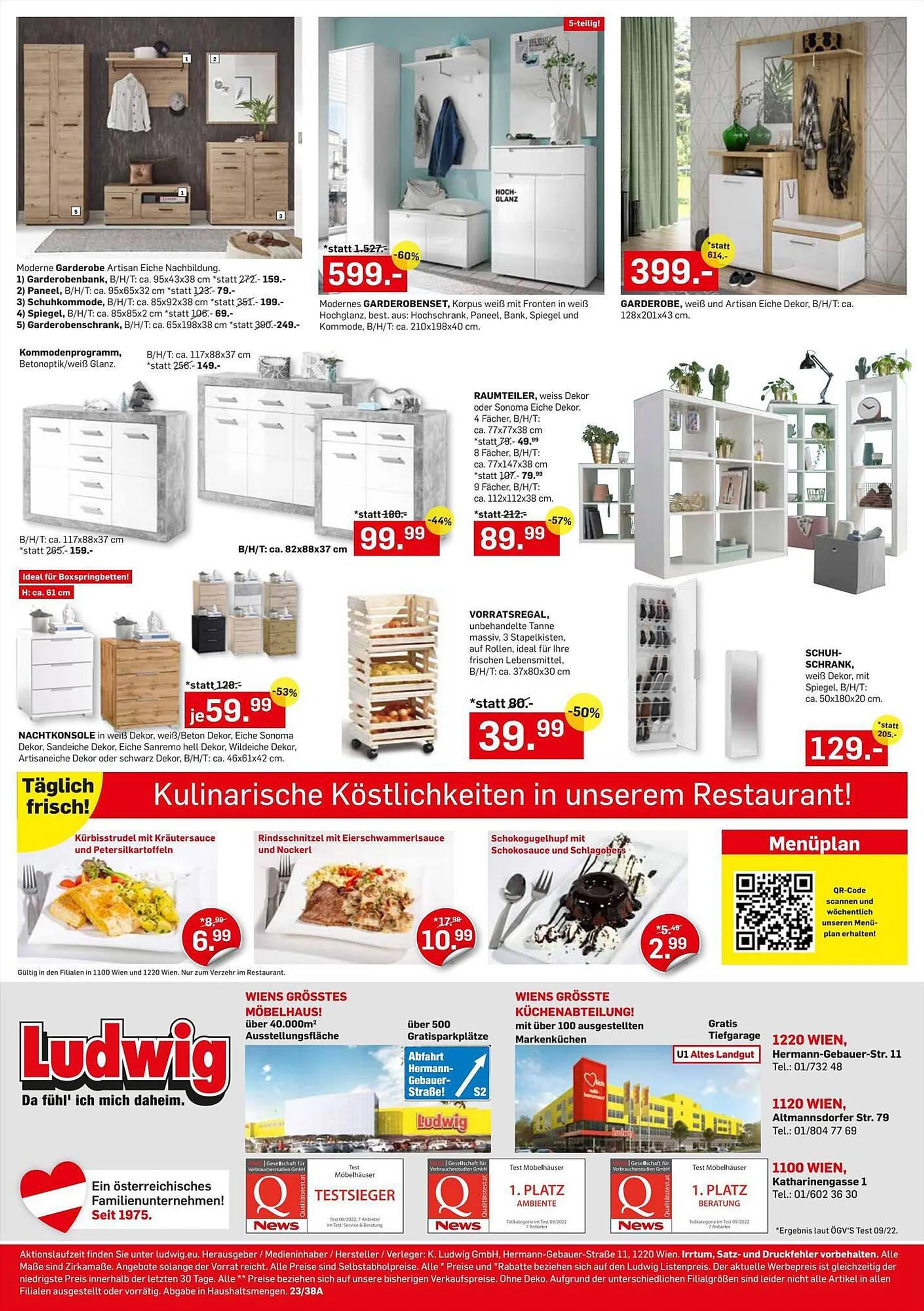 Möbel Ludwig Flugblatt von 18. September bis 23. September 2023 - Flugblätt seite  8