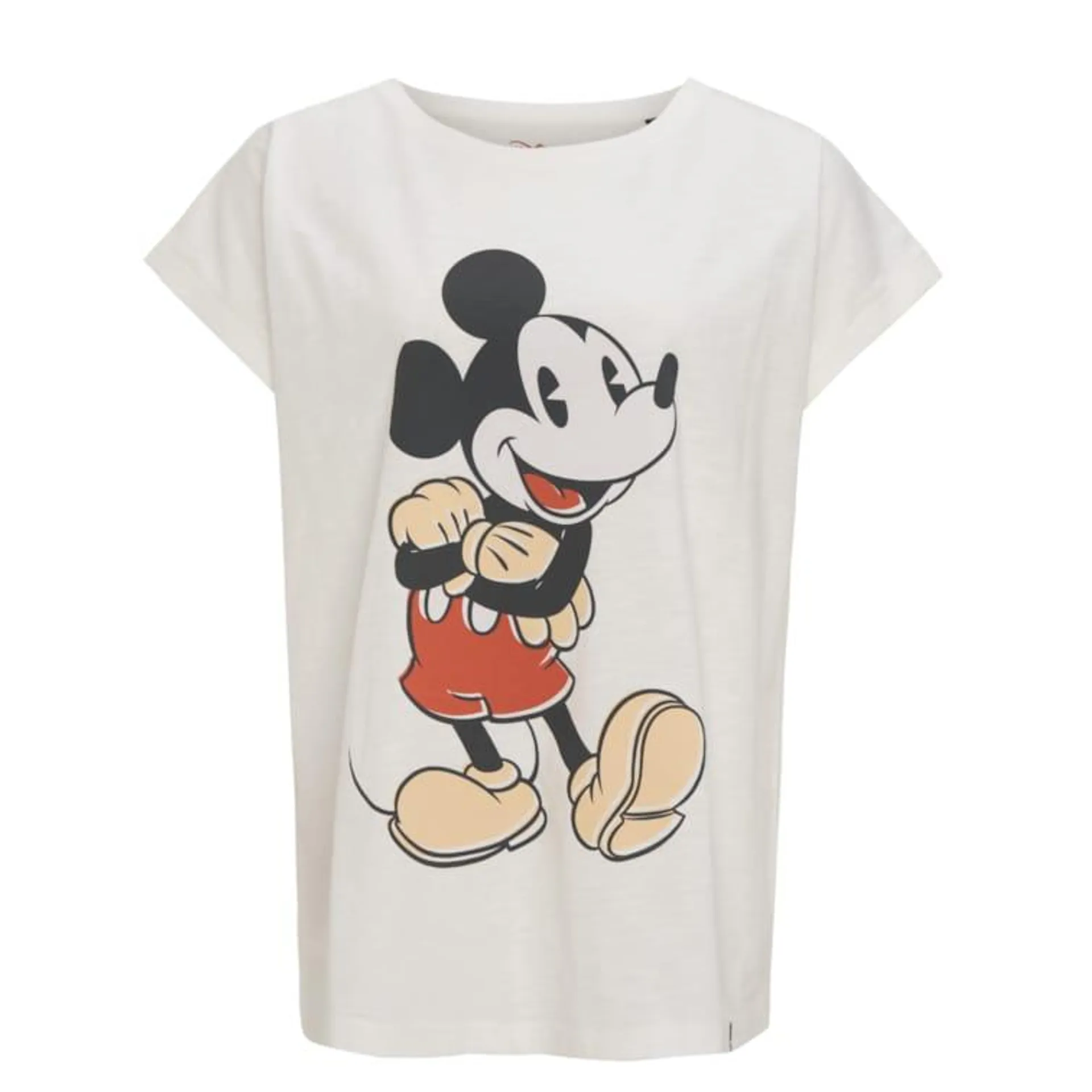 Recovered T-Shirt Mickey Mouse Faded Vintage Poster