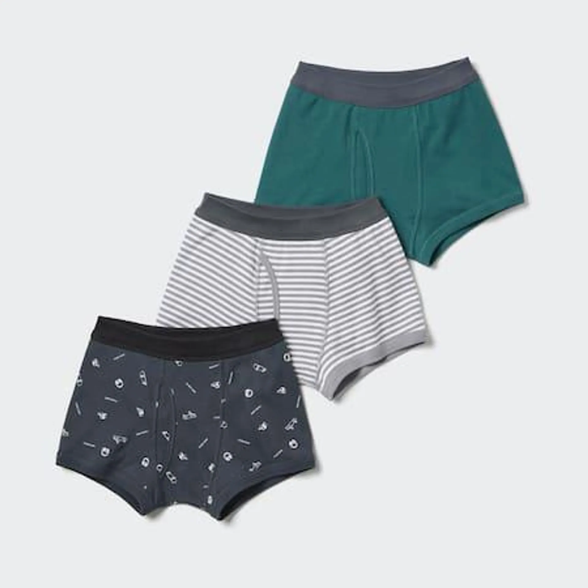 Boys Boxer Briefs (Skateboards, 3 Pairs)