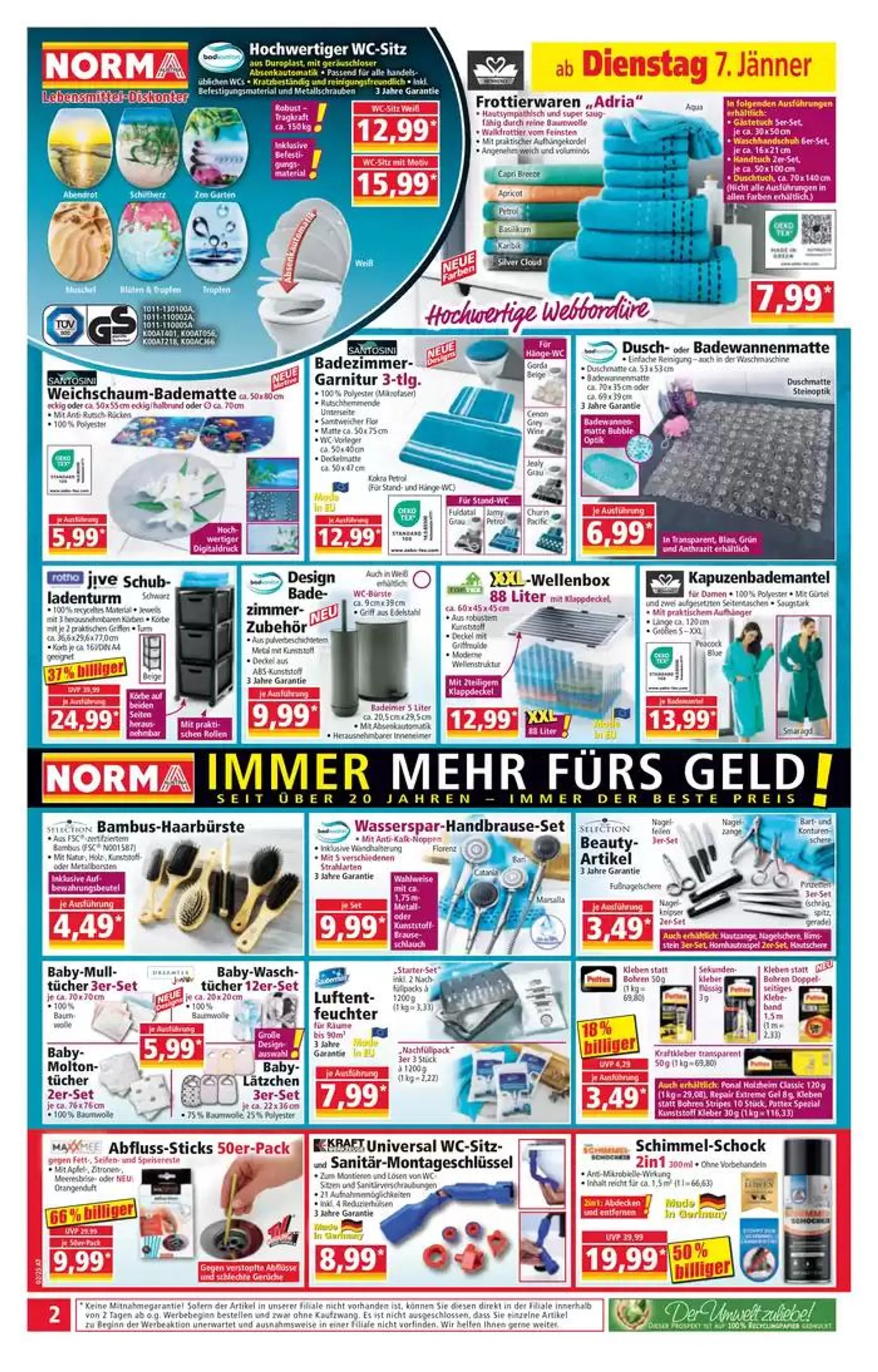 Exklusive Schnäppchen von 7. Jänner bis 11. Jänner 2025 - Flugblätt seite  2