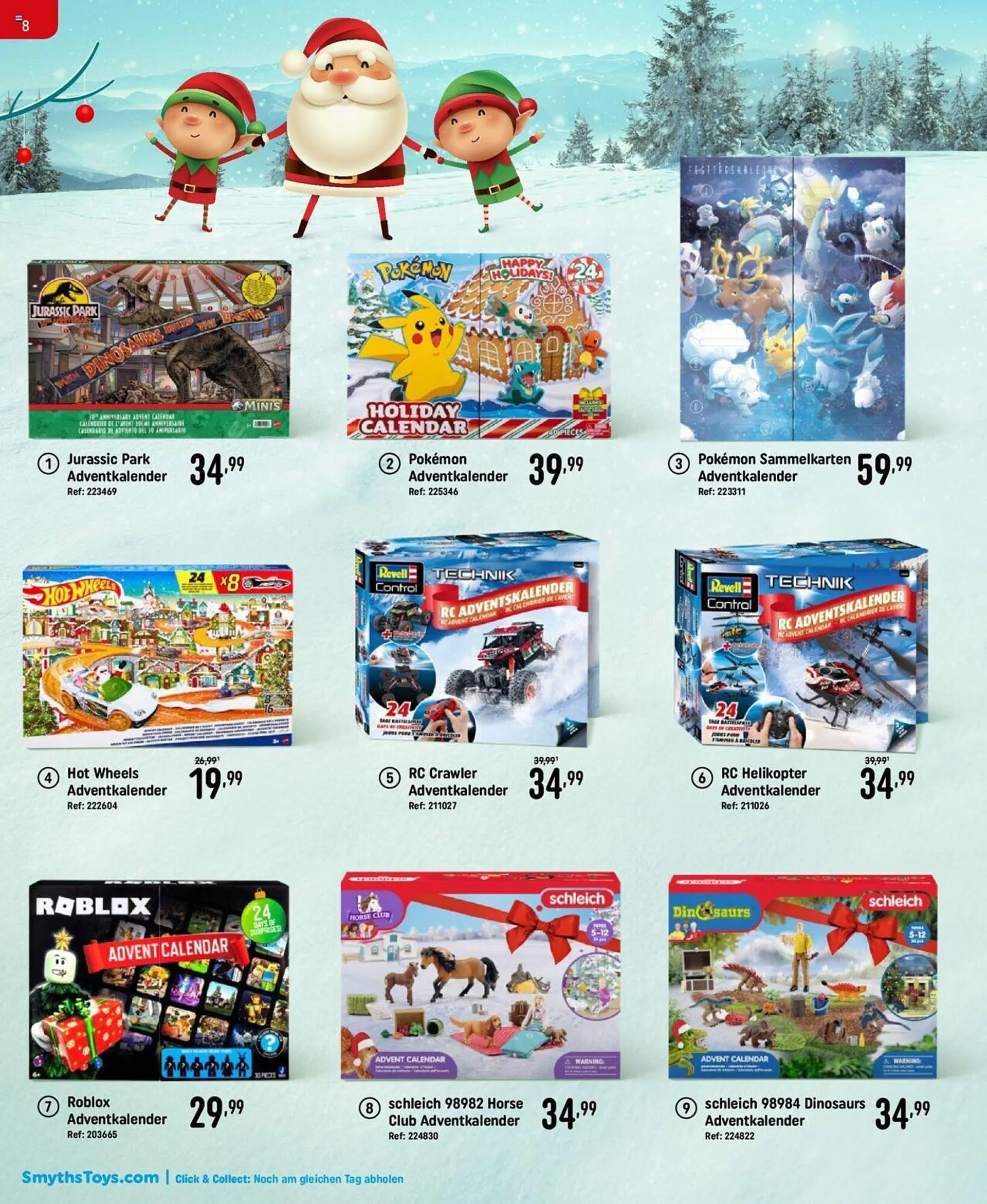 Smyths Toys Flugblatt von 29. September bis 14. Dezember 2023 - Flugblätt seite  8