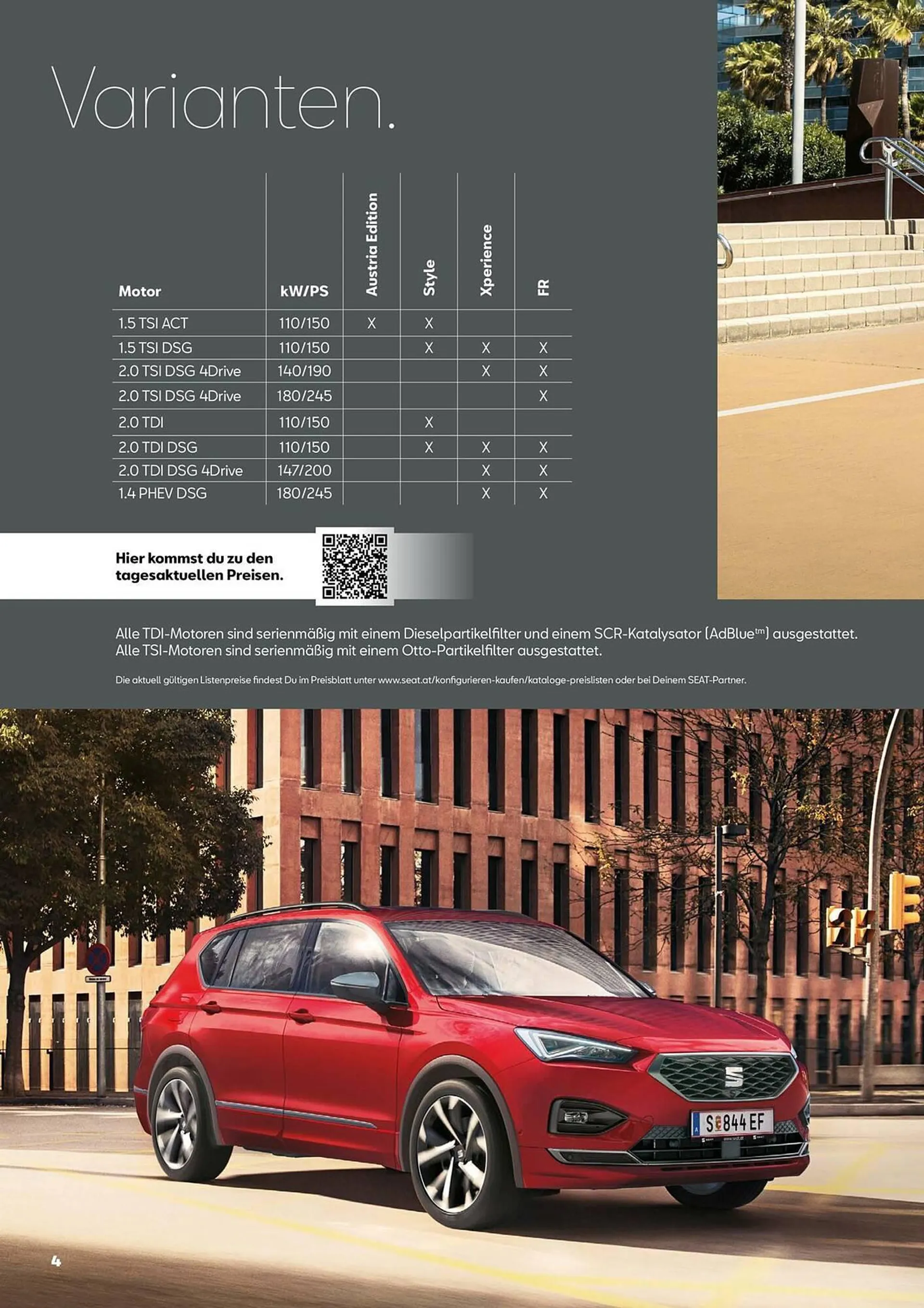 Seat Tarraco Flugblatt von 3. November bis 3. November 2024 - Flugblätt seite  4