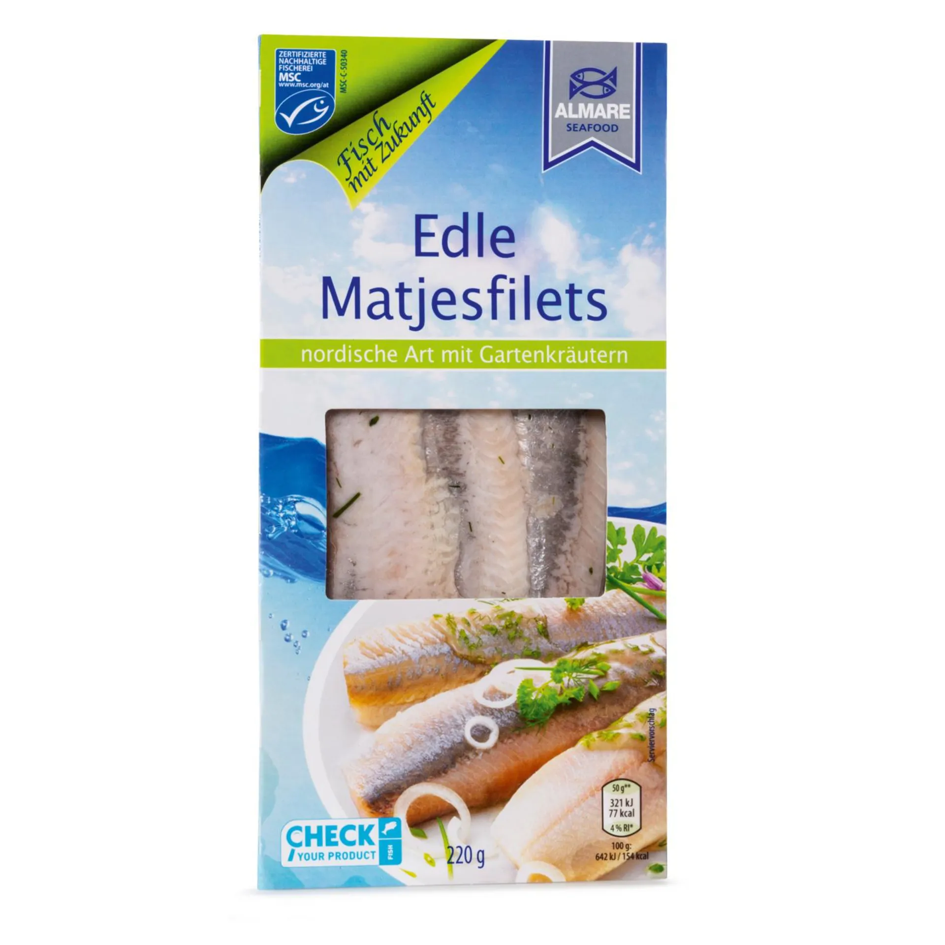 ALMARE SEAFOOD Matjesfilet, Kräuter