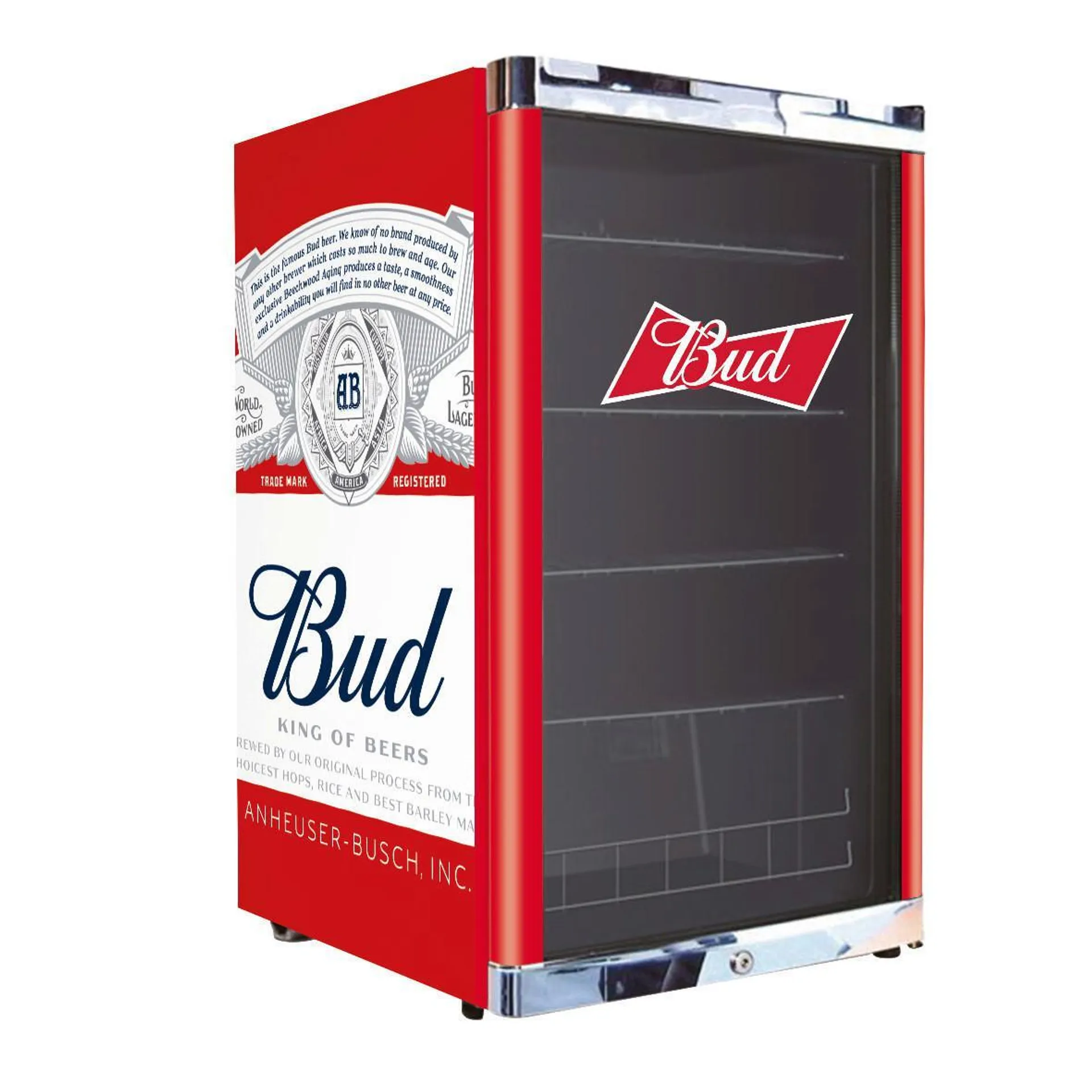 Cool Cube Rot 115 L Freistehend Budweiser